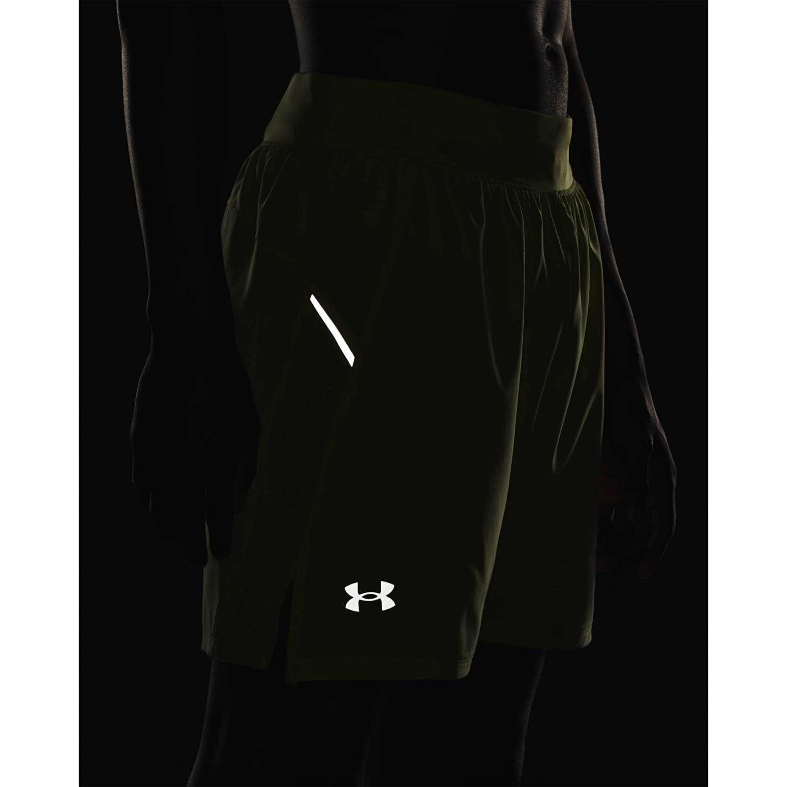 Shorts Under Armour Launch Elite 7'' Short Lime Yellow
