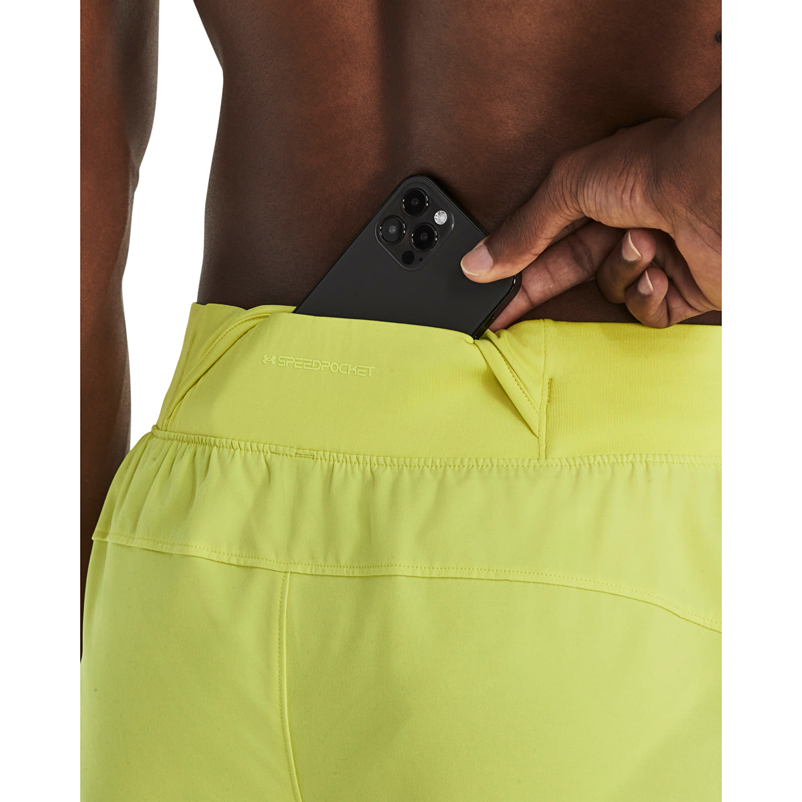 Shorts Under Armour Launch Elite 7'' Short Lime Yellow