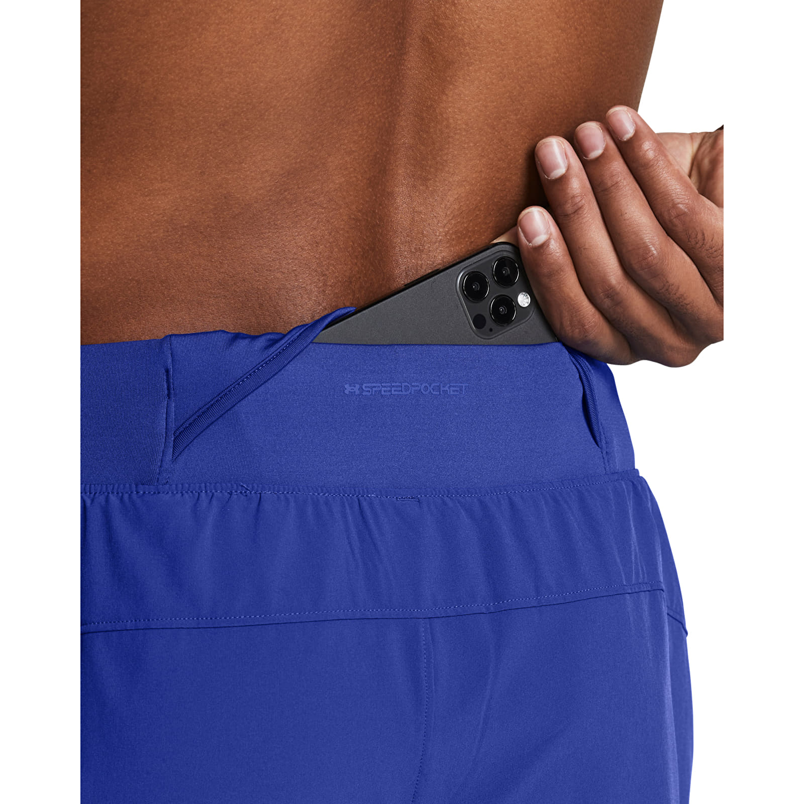 Pantalones cortos Under Armour Launch Elite 5'' Short Team Royal