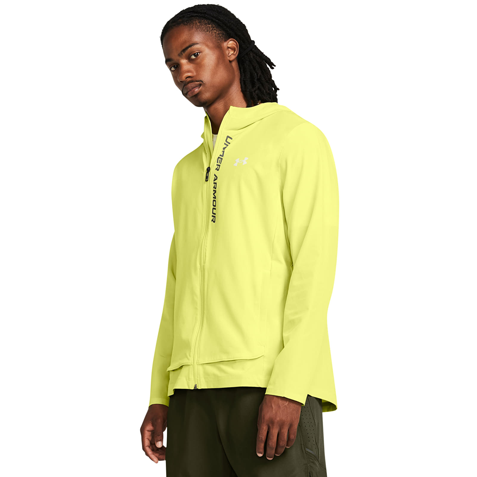 Jakne Under Armour Outrun The Storm Jacket Lime Yellow