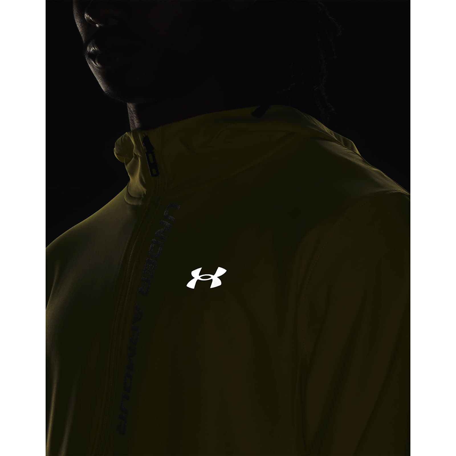 Jakne Under Armour Outrun The Storm Jacket Lime Yellow