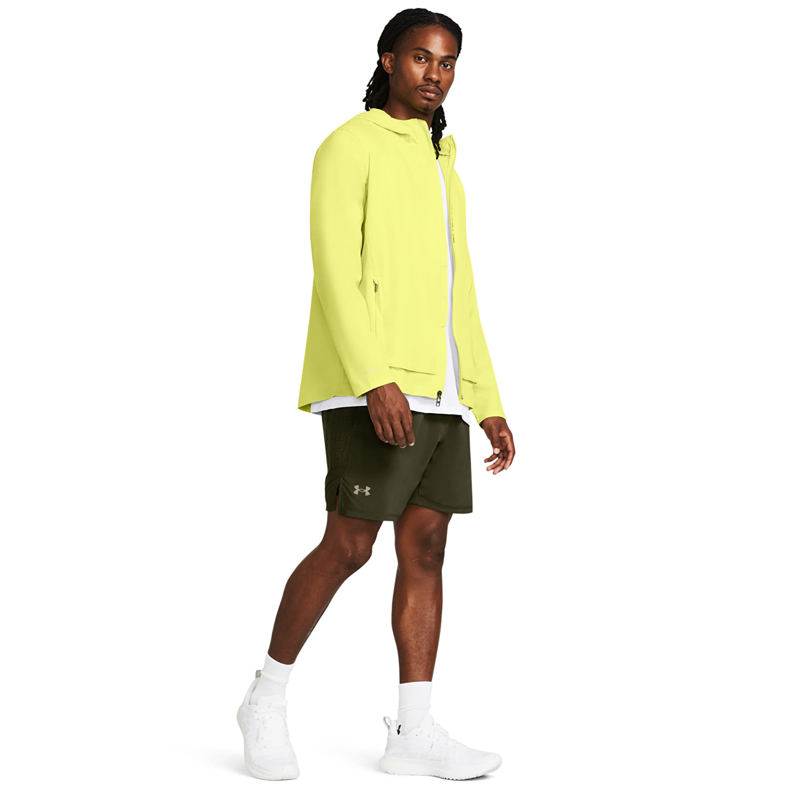Jakne Under Armour Outrun The Storm Jacket Lime Yellow
