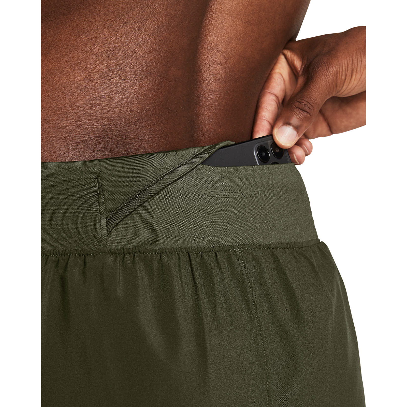 Shorts Under Armour Launch Elite 2In1 7'' Short Marine Od Green