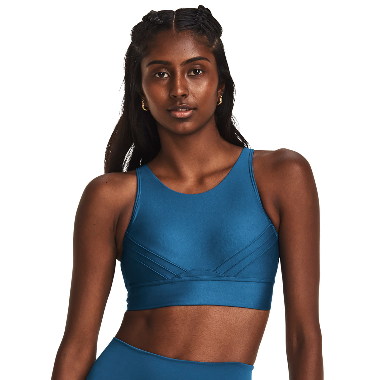 Reggiseno Under Armour Infinity Pintuck Mid Varsity Blue XS