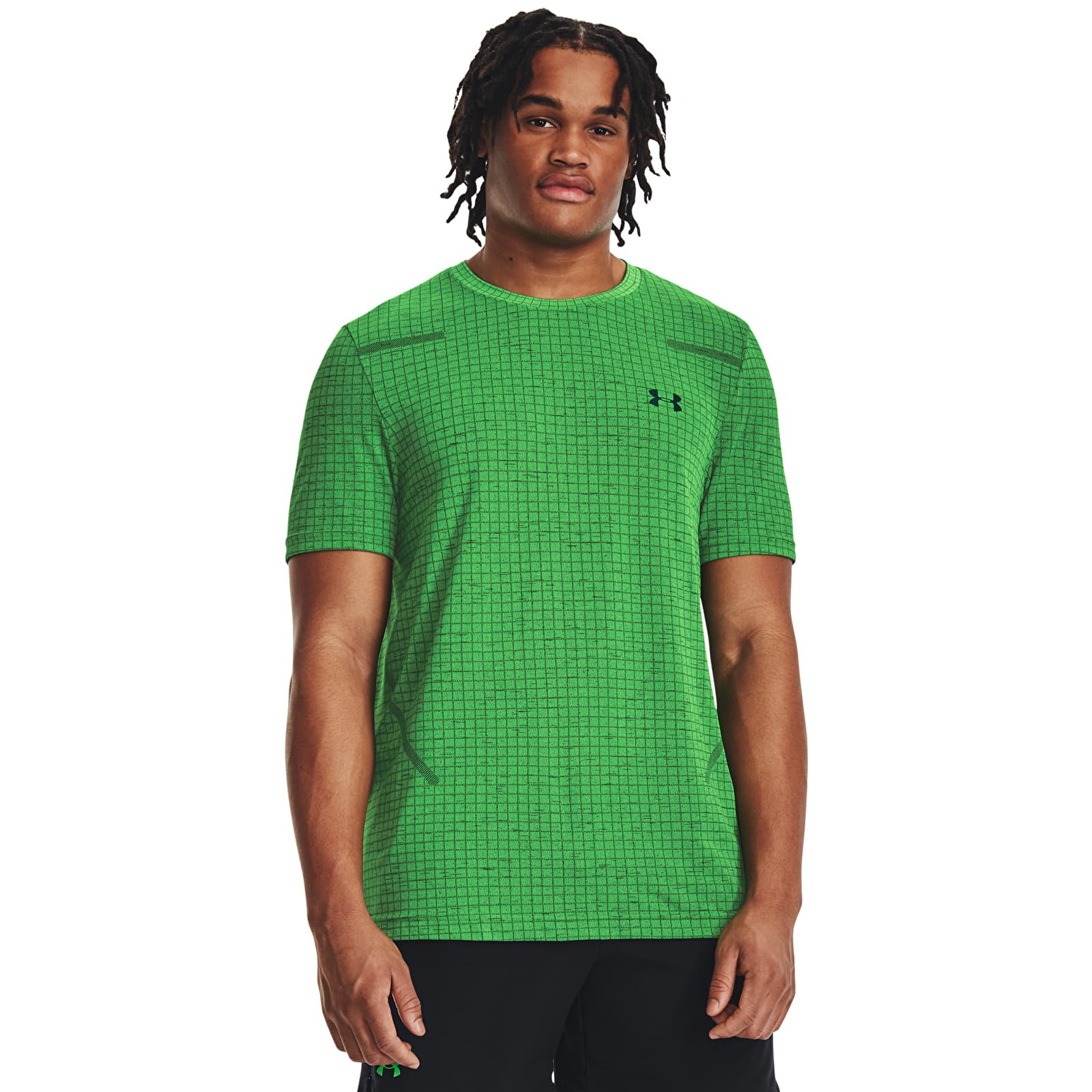 Camisetas Under Armour Vanish Grid Ss Green Screen