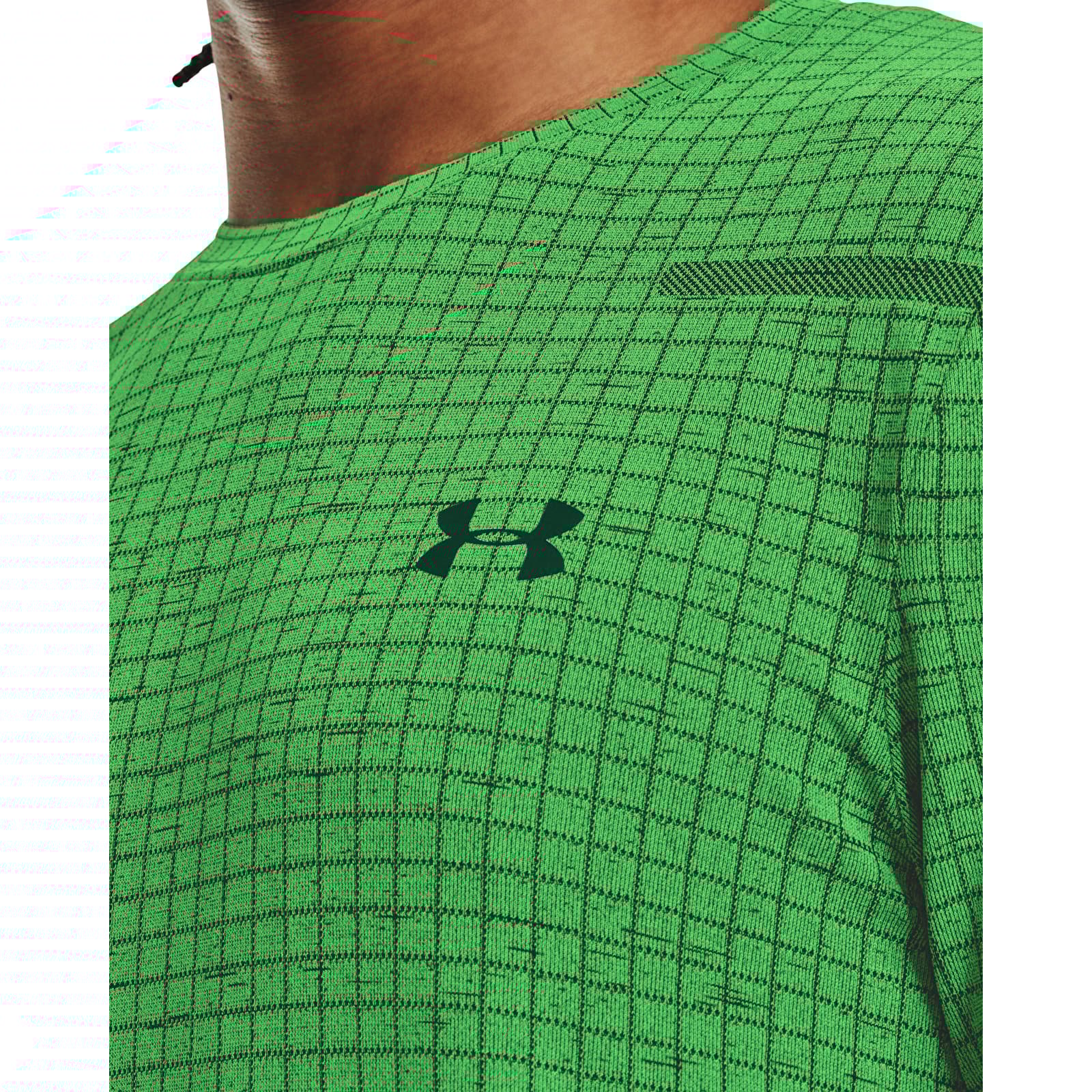 Camisetas Under Armour Vanish Grid Ss Green Screen