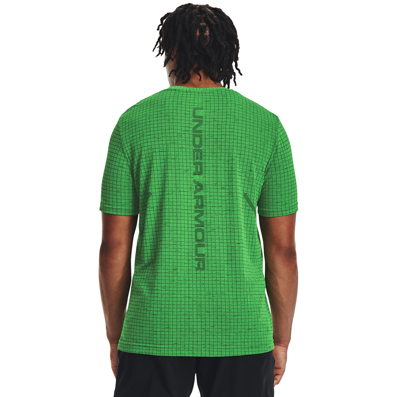 Camisetas Under Armour Vanish Grid Ss Green Screen
