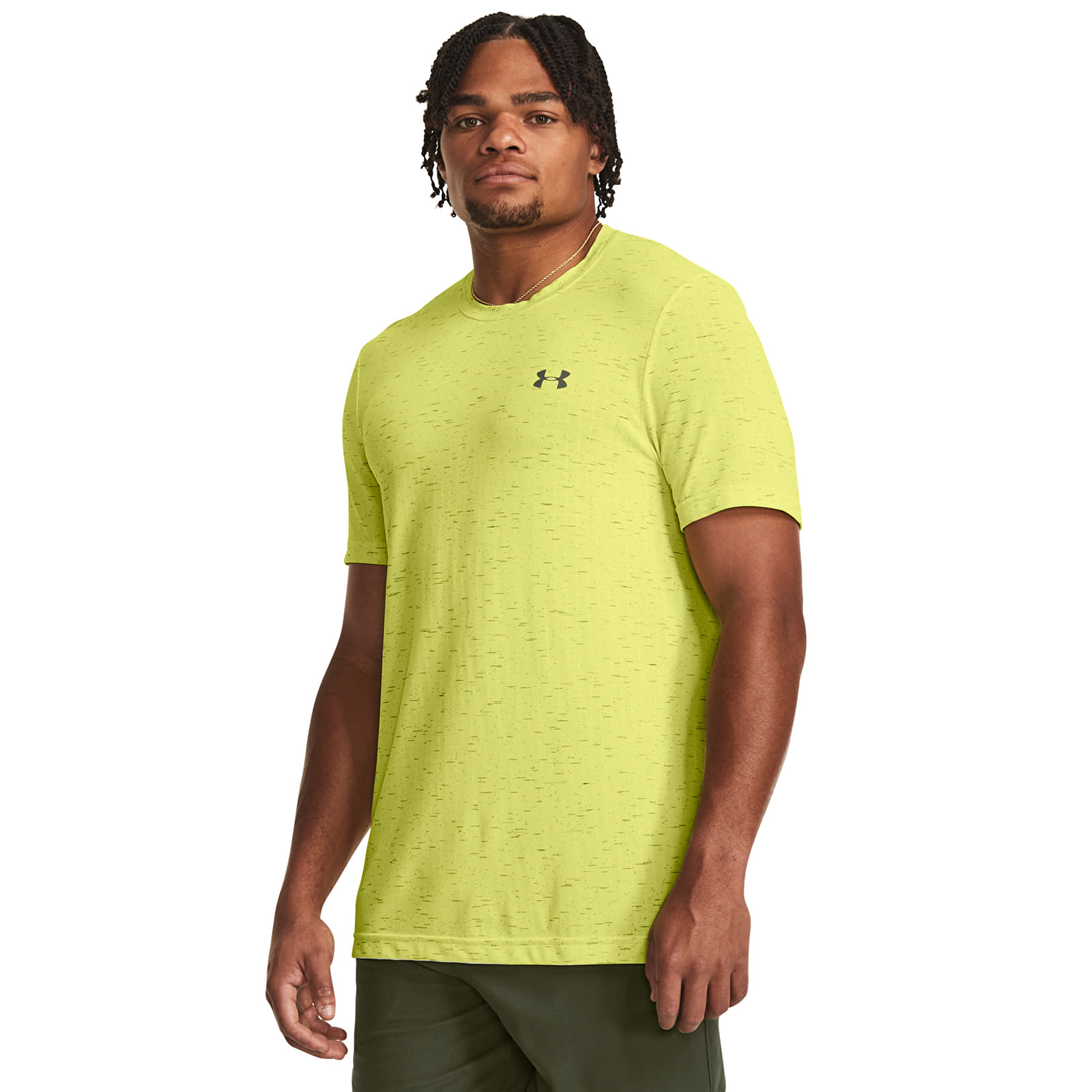 T-skjorter Under Armour Vanish Grid Ss Lime Yellow