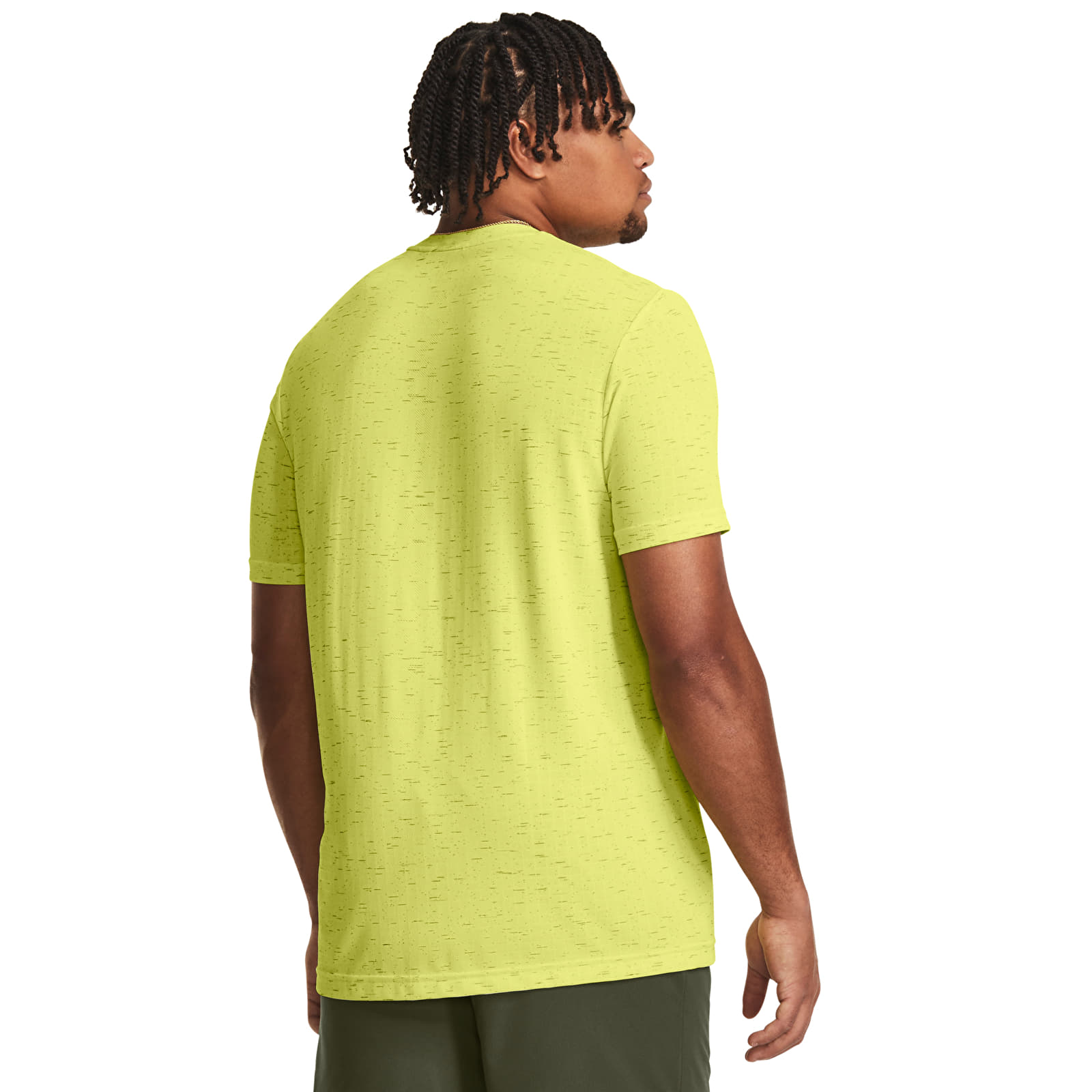 T-skjorter Under Armour Vanish Grid Ss Lime Yellow