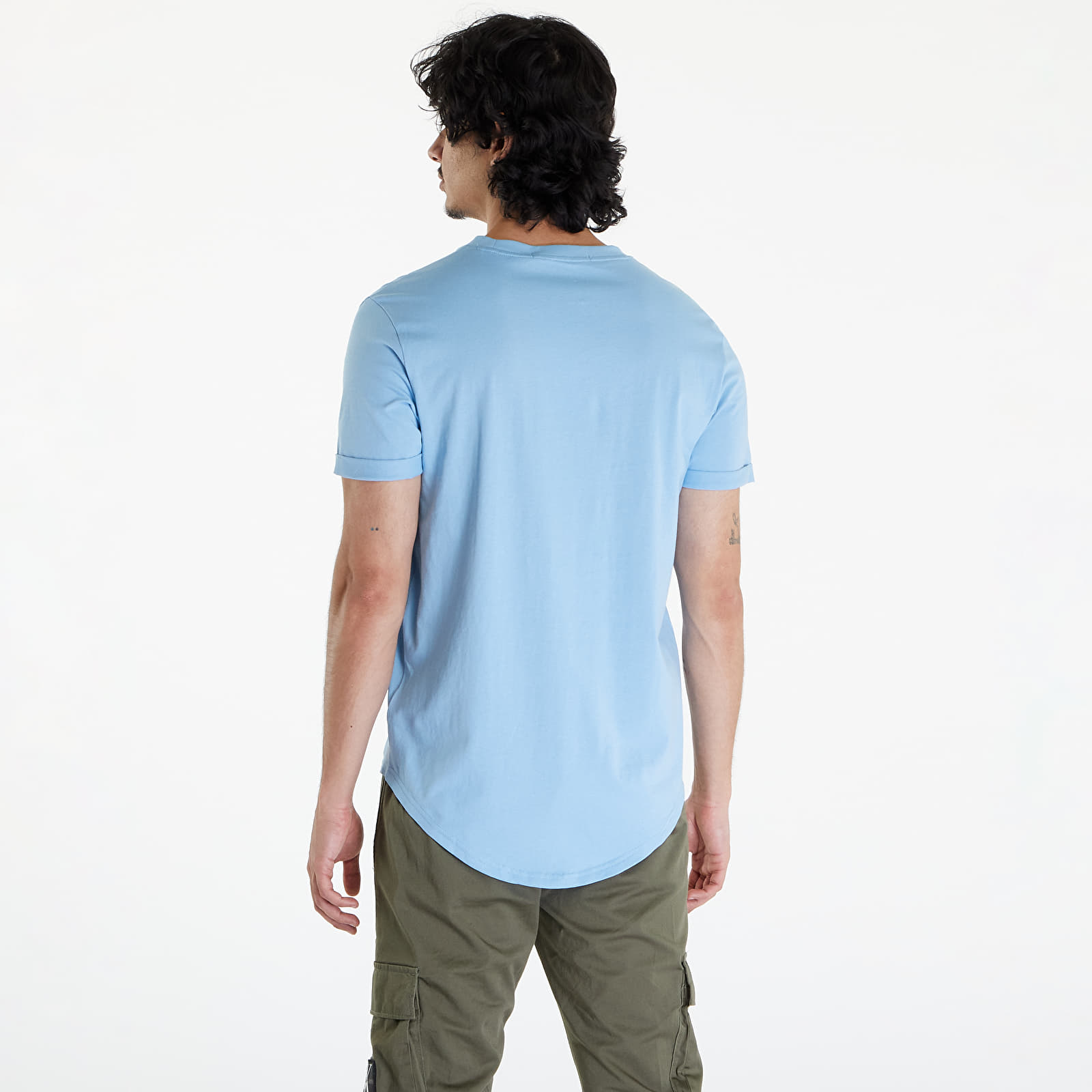 Trička Calvin Klein Jeans Cotton Badge T-Shirt Dusk Blue