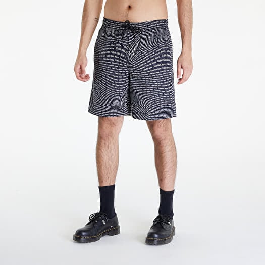 Kratke hlače Calvin Klein Jeans Aop Shorts Black