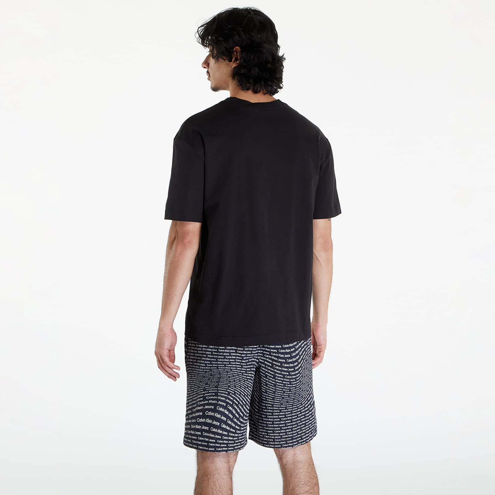 T-Shirts Calvin Klein Jeans Circle Frequency Logo T-Shirt Black