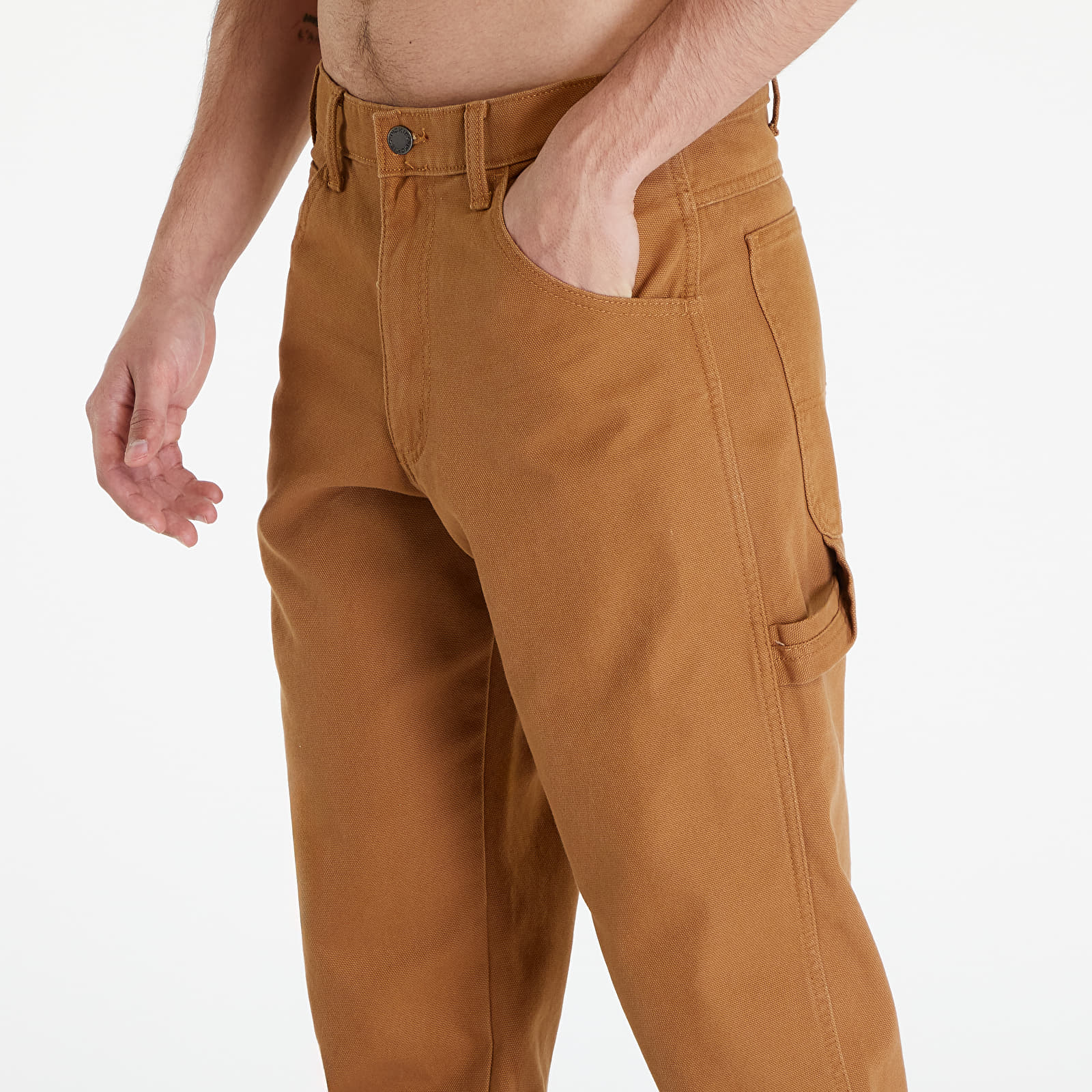Jeans et pantalons Dickies Dickies Duck Canvas Carpenter Pant Sw Brown Duck