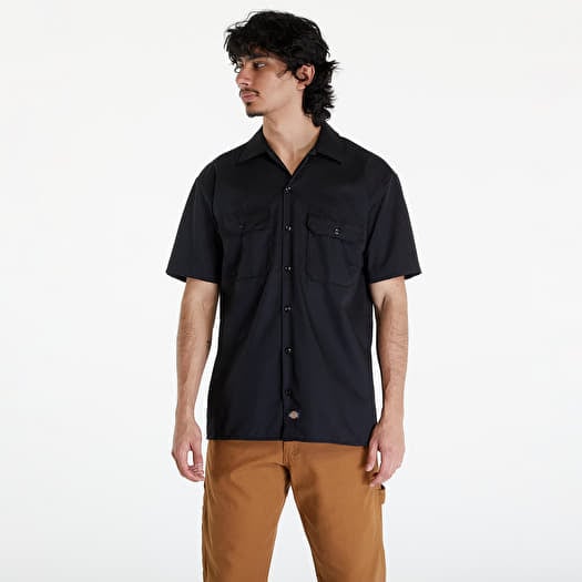 Shirts Dickies Short Sleeve Work Shirt Black Queens