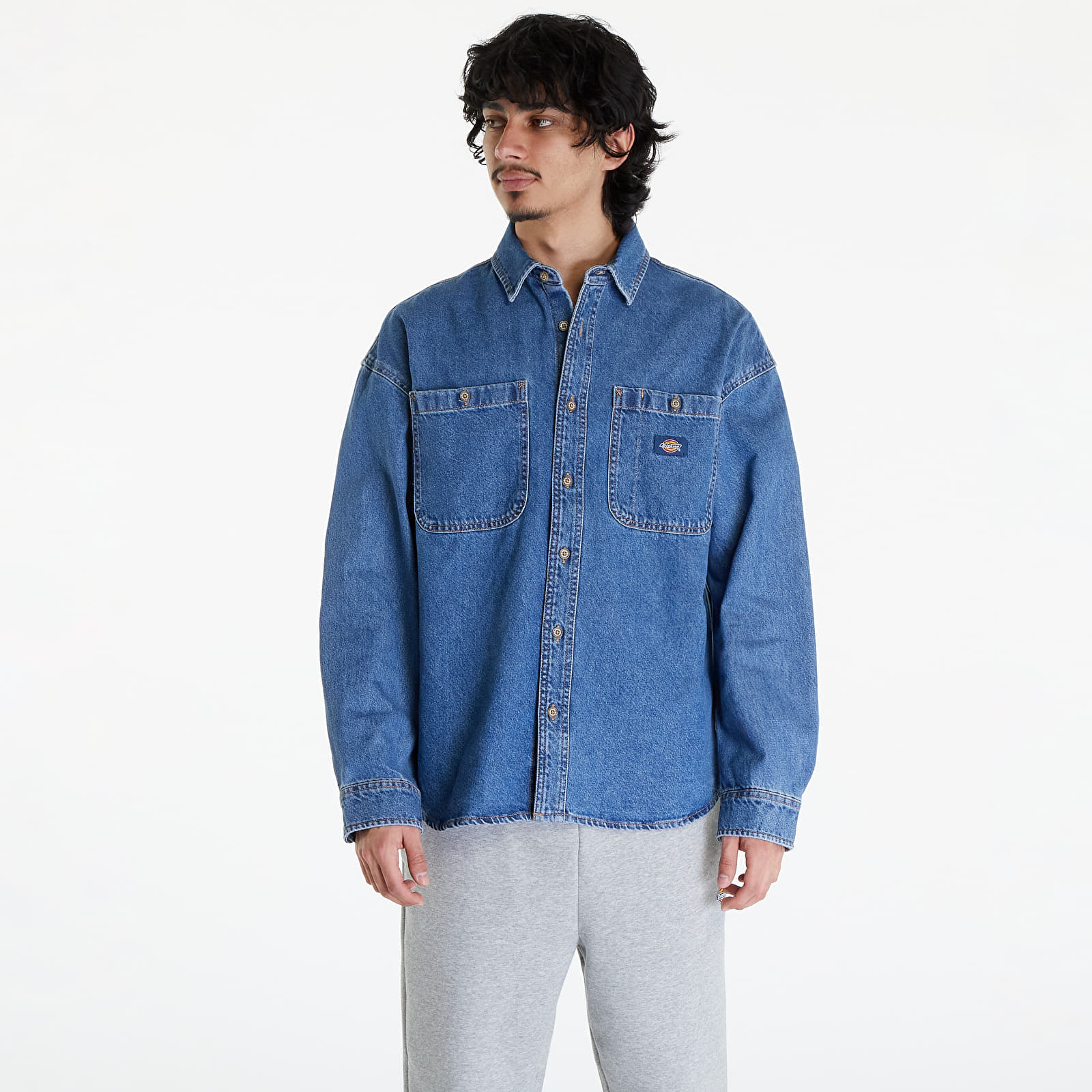 Shirts Dickies Houston Shirt Classic Blue