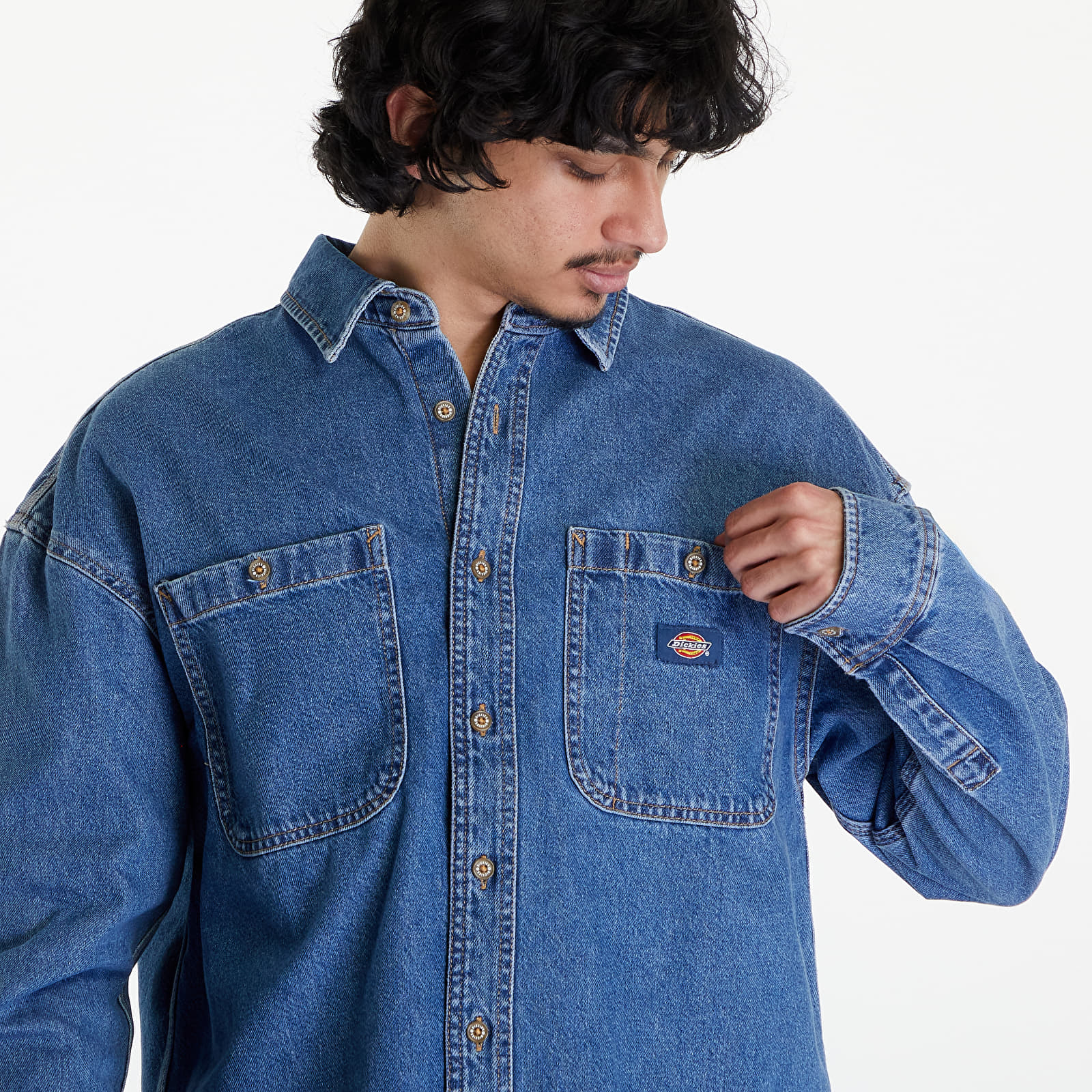 Shirts Dickies Houston Shirt Classic Blue