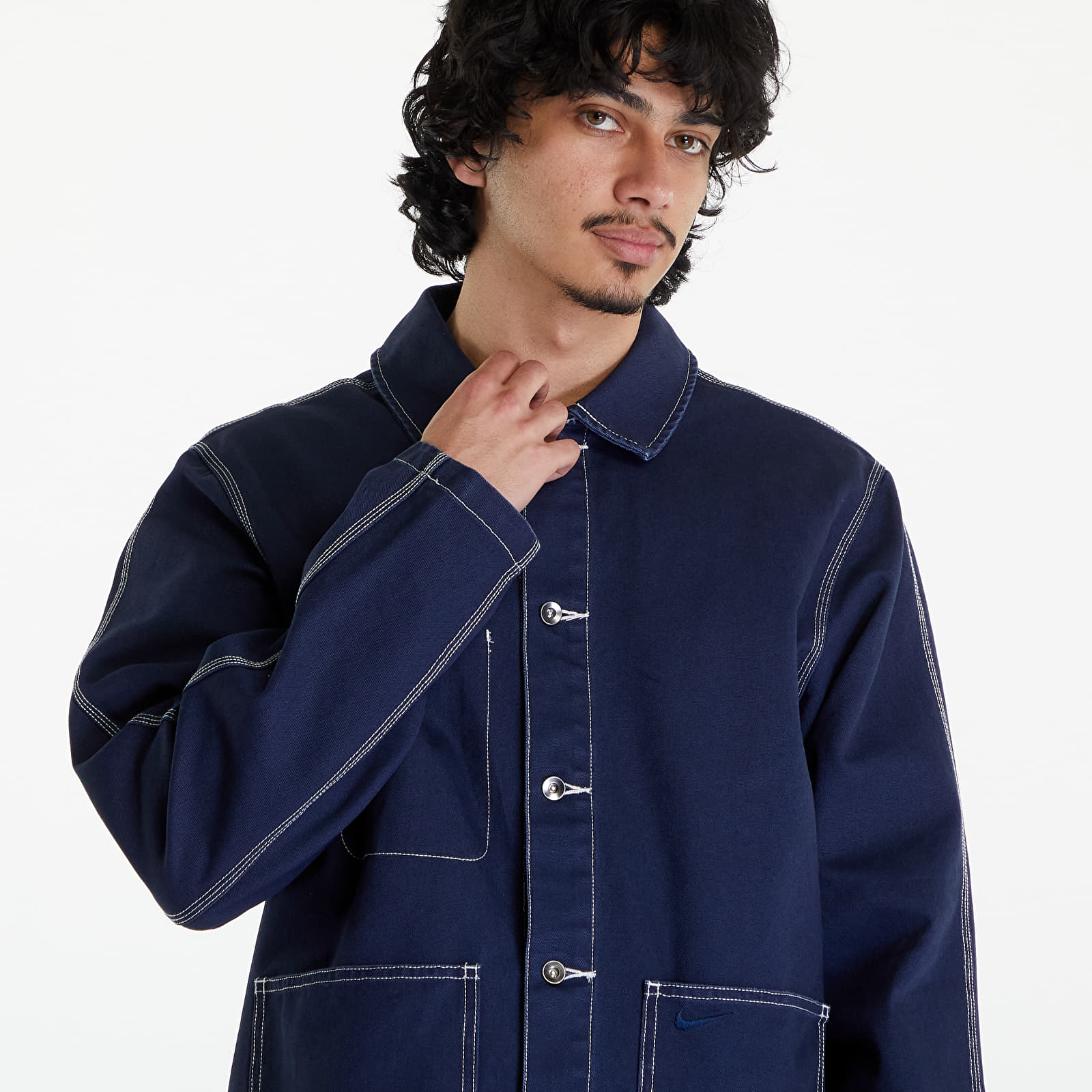 Bundy Nike Life Men's Chore Coat Obsidian/ Obsidian