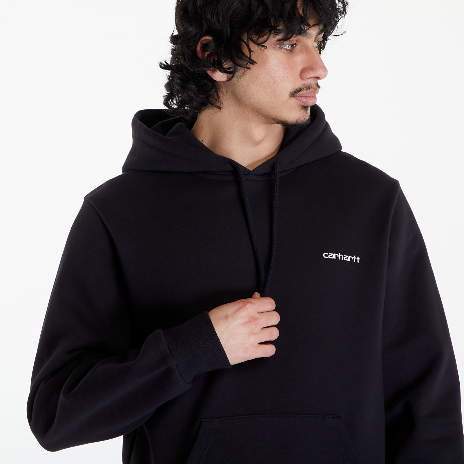 Hoodies and sweatshirts  Carhartt WIP Script Embroidery Hoodie UNISEX Black/ White