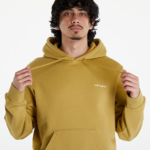 Sweatshirts Carhartt WIP Script Embroidery Hoodie UNISEX Agate White Queens