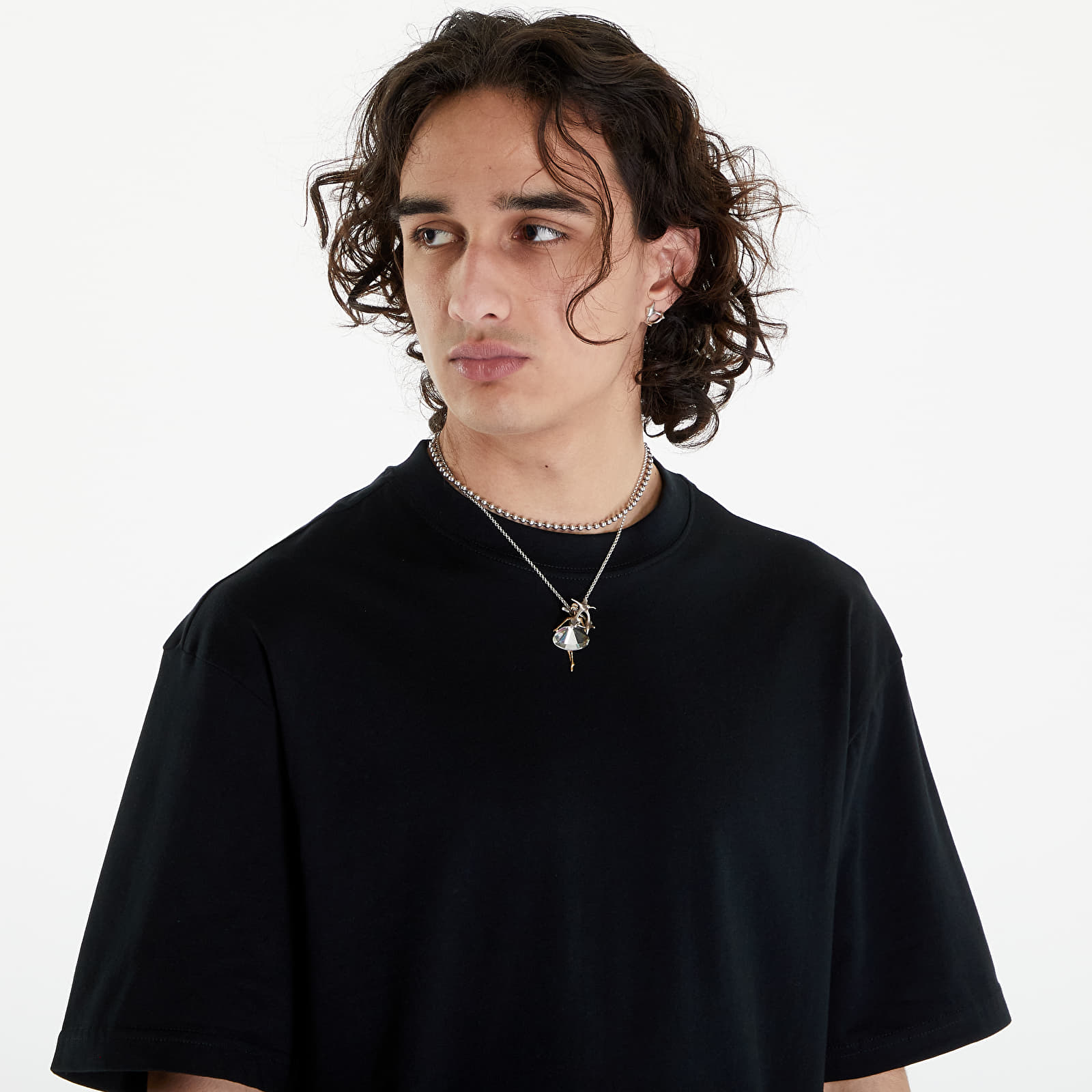 Majice Urban Classics Tall Tee 2-Pack Black/ Black