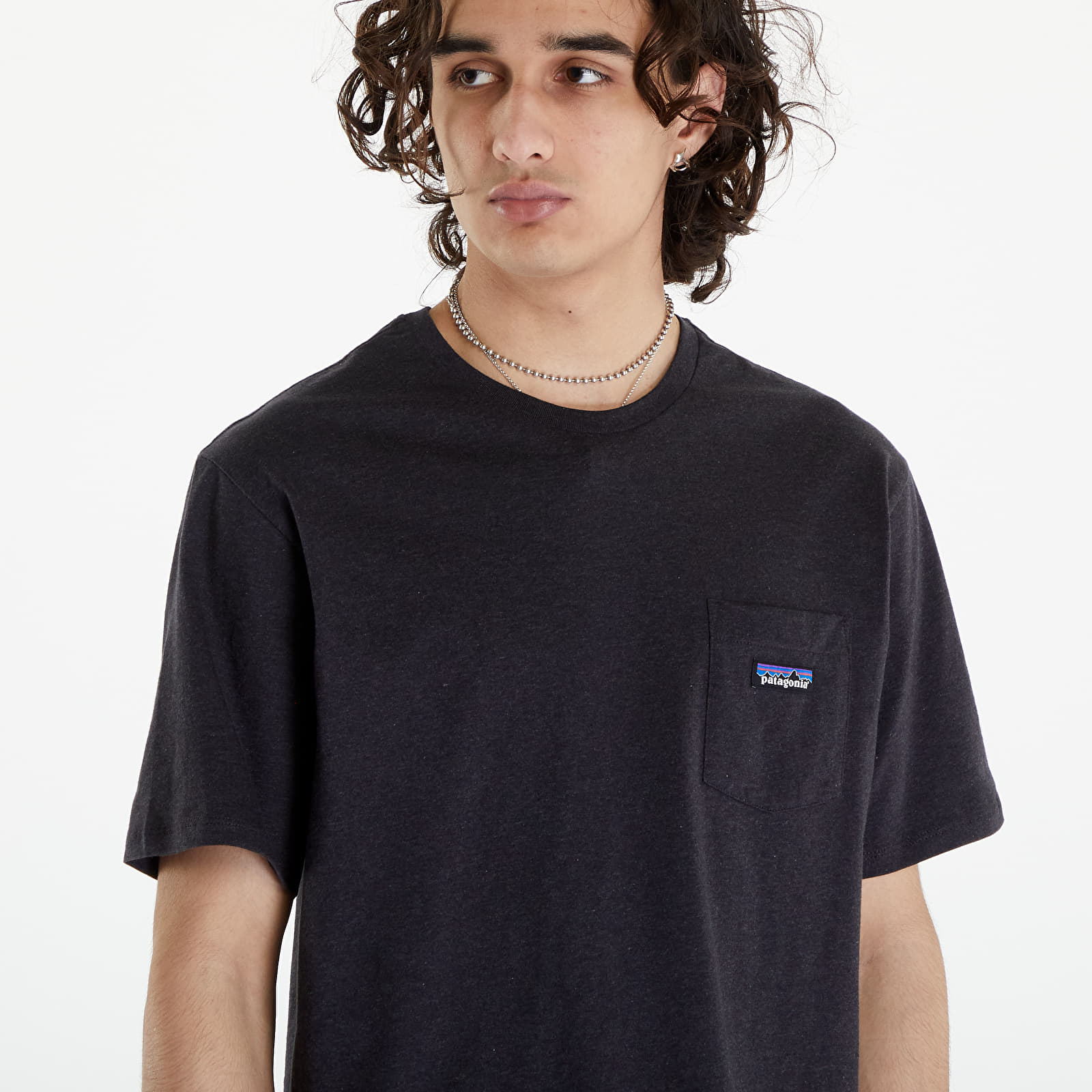 T-Shirts Patagonia M's Daily Pocket Tee Ink Black