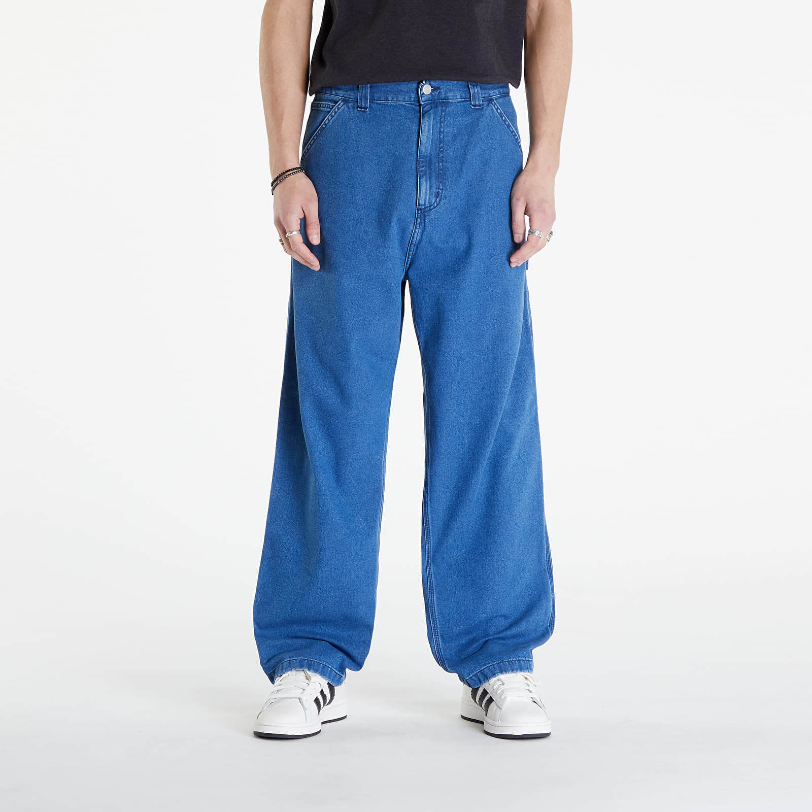 Pantaloni Carhartt WIP OG Single Knee Pant Blue Heavy Stone Wash