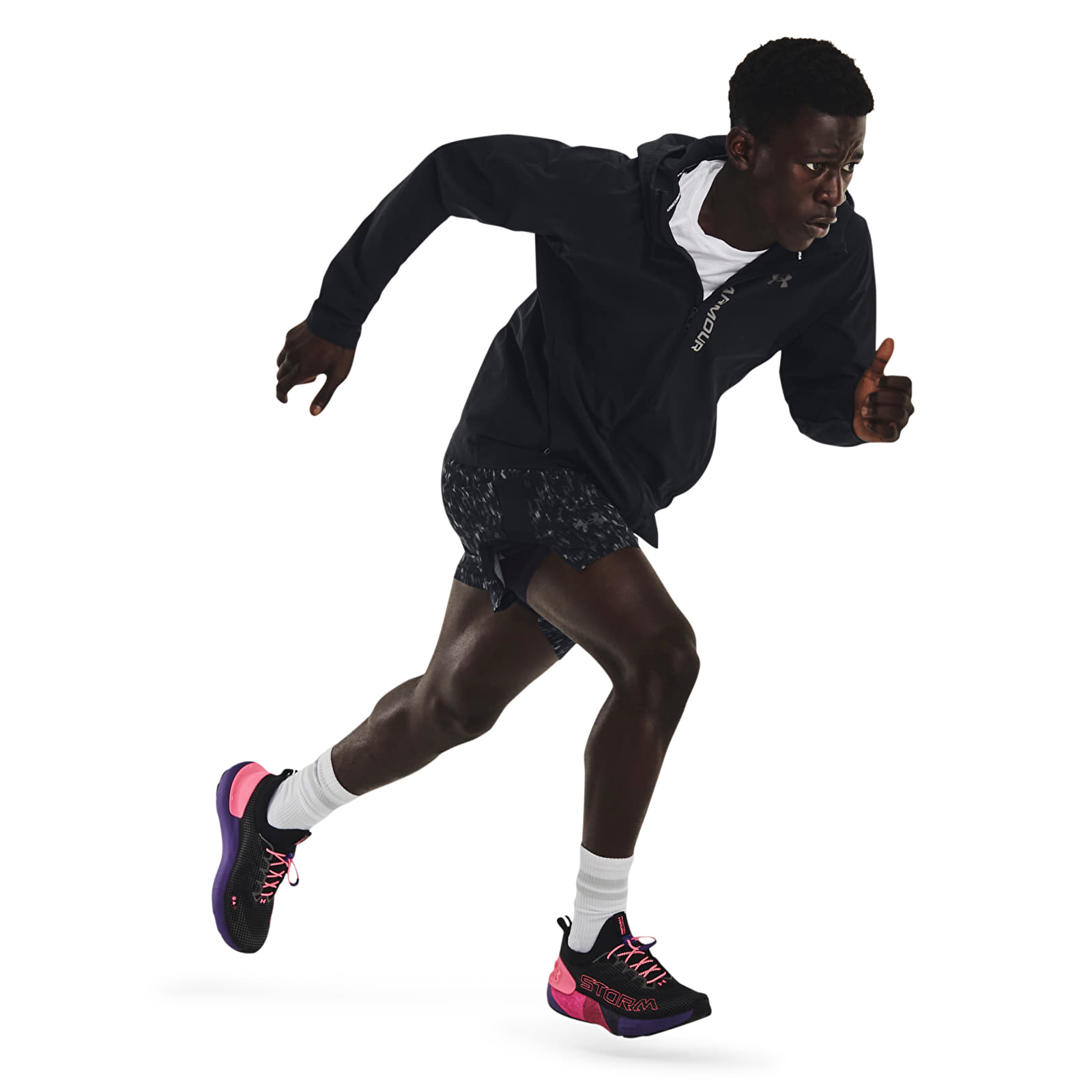 Shortsit Under Armour Launch Elite 5'' Prt Short Black