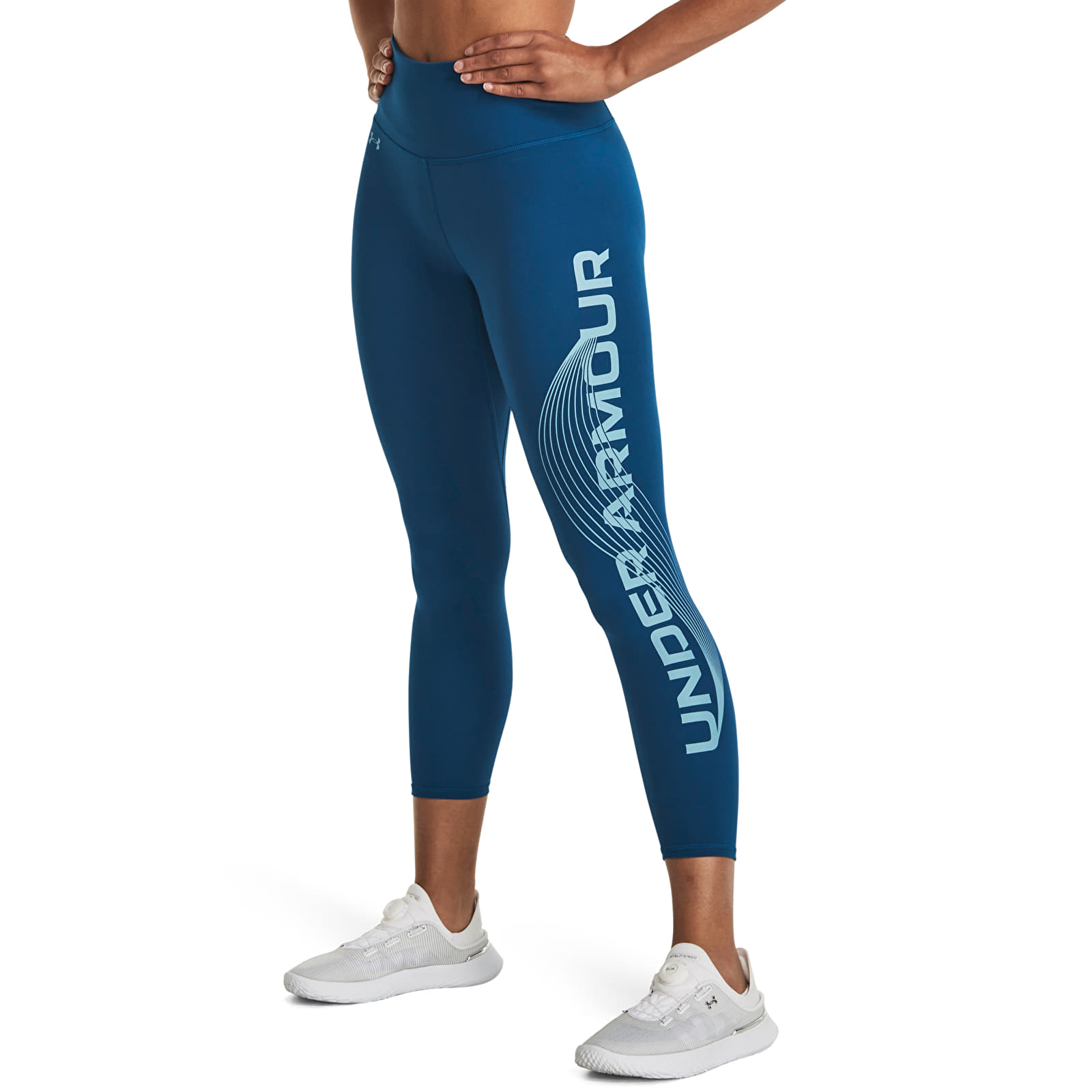 Leggings  Under Armour Motion Ankle Leg Branded Varsity Blue
