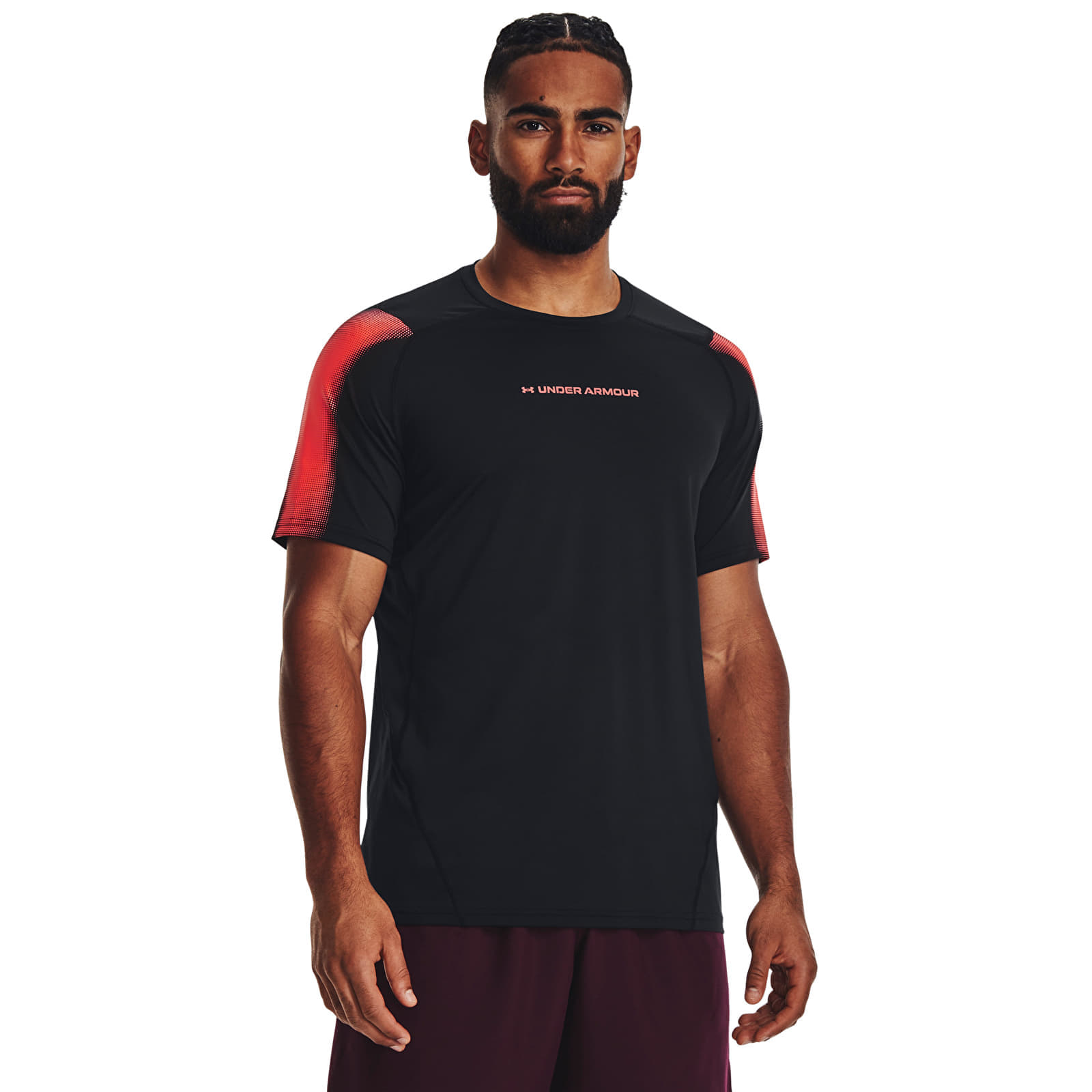 Tricou Under Armour Hg Armour Nov Fitted Ss Black