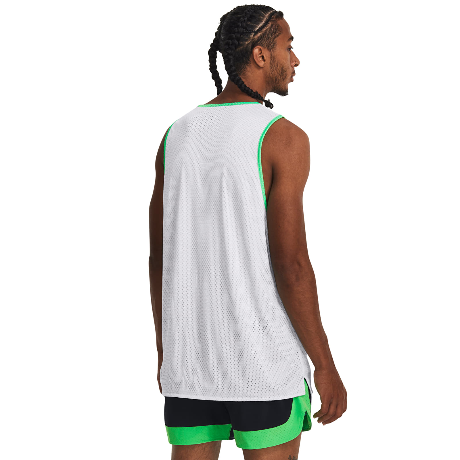Camisetas de tirantes Under Armour Baseline Reversible Jsy White
