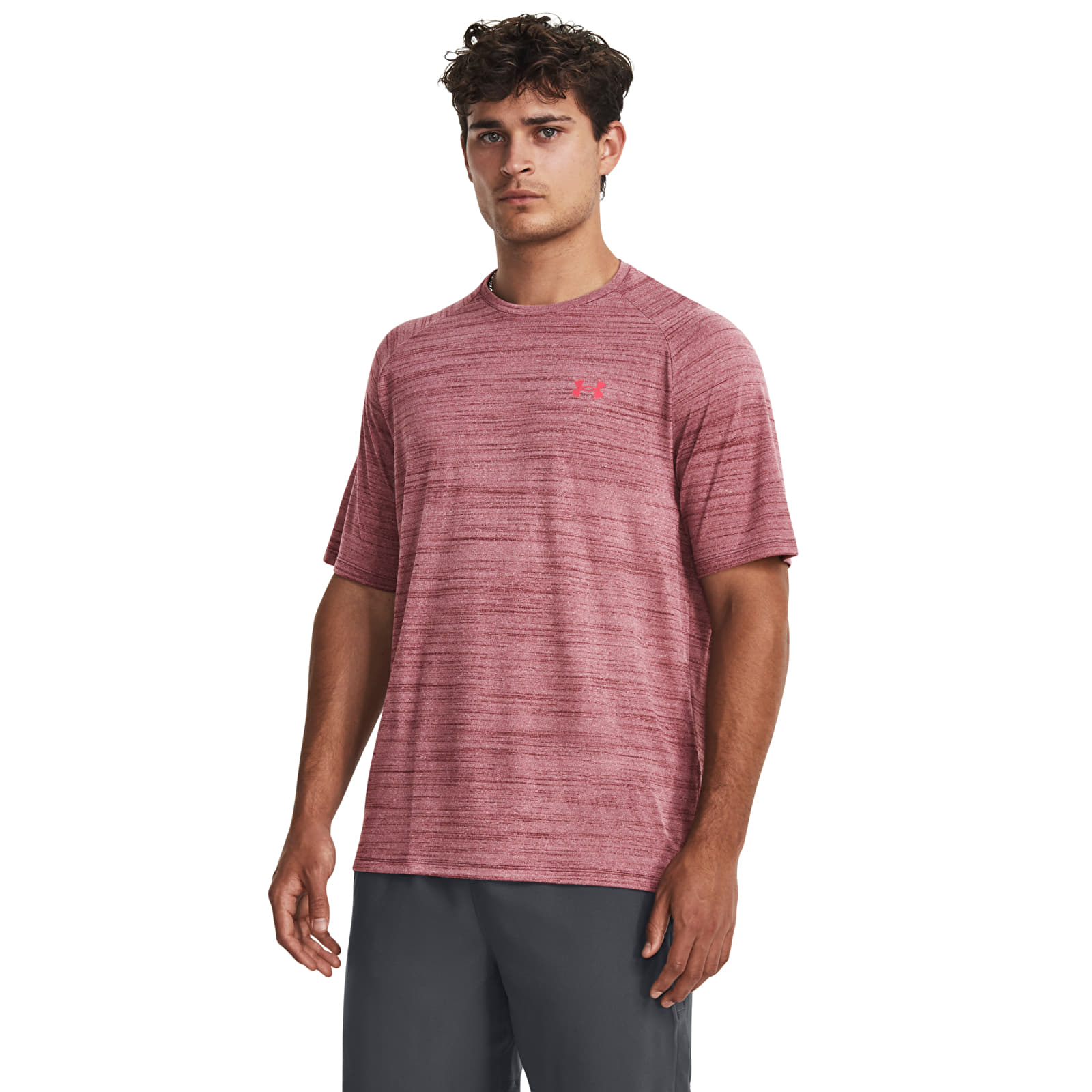 T-shirts Under Armour Tiger Tech 2.0 Ss Dark Maroon