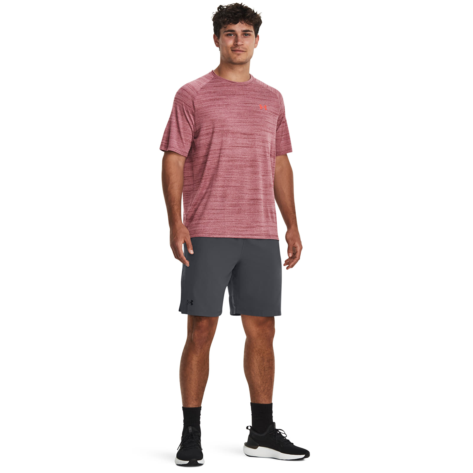 T-shirts Under Armour Tiger Tech 2.0 Ss Dark Maroon