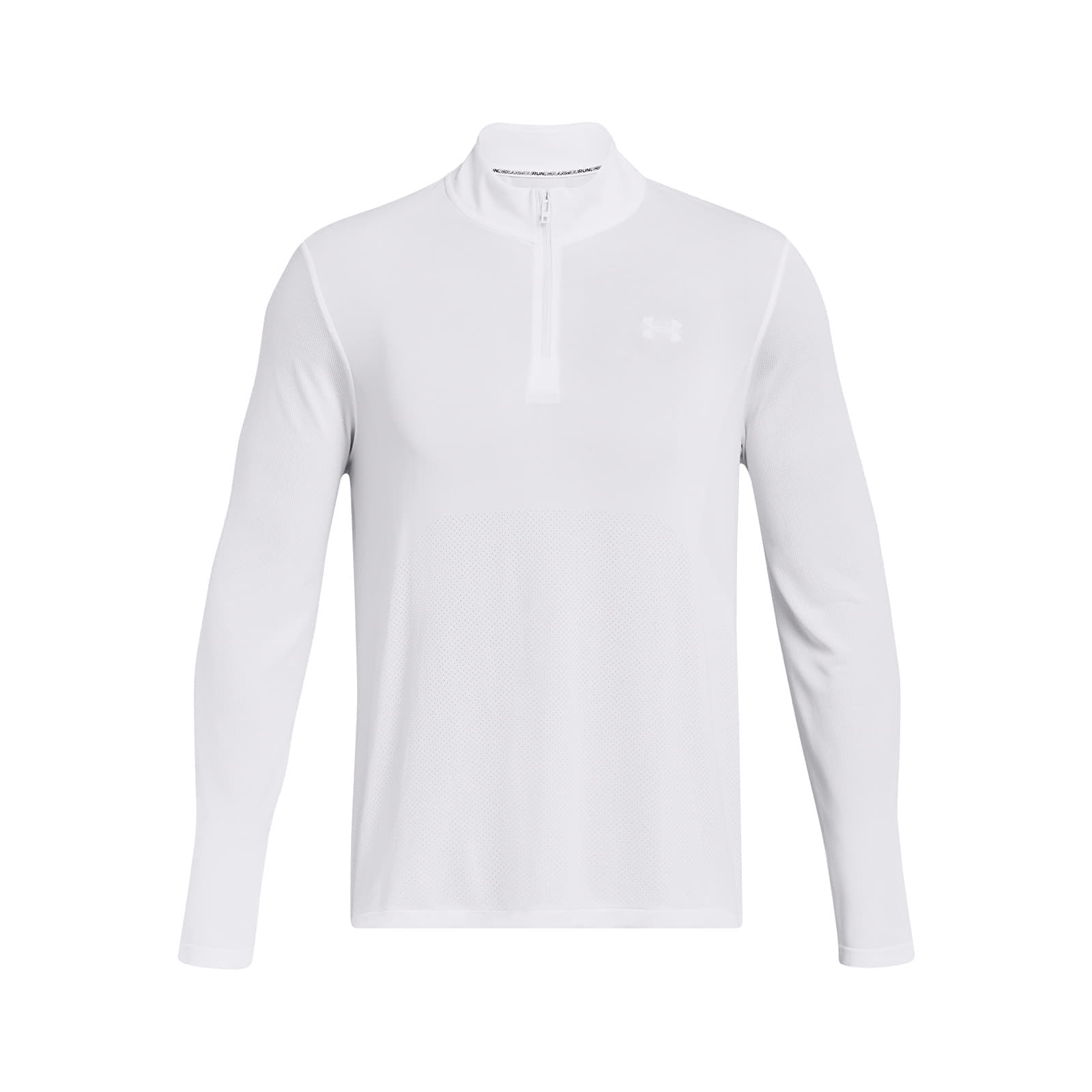 T-shirt Under Armour Seamless Stride 1/4 Zip White L