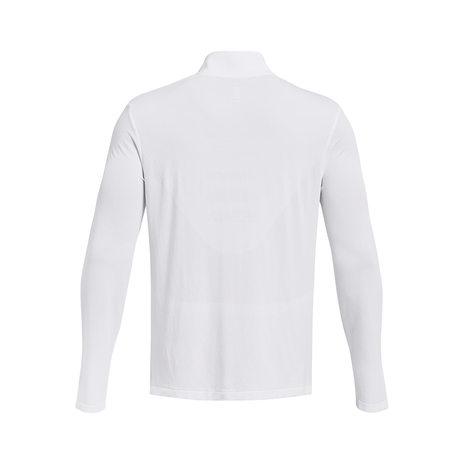 T-shirt Under Armour Seamless Stride 1/4 Zip White L