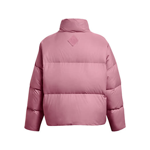 Pink velour puffer jacket store
