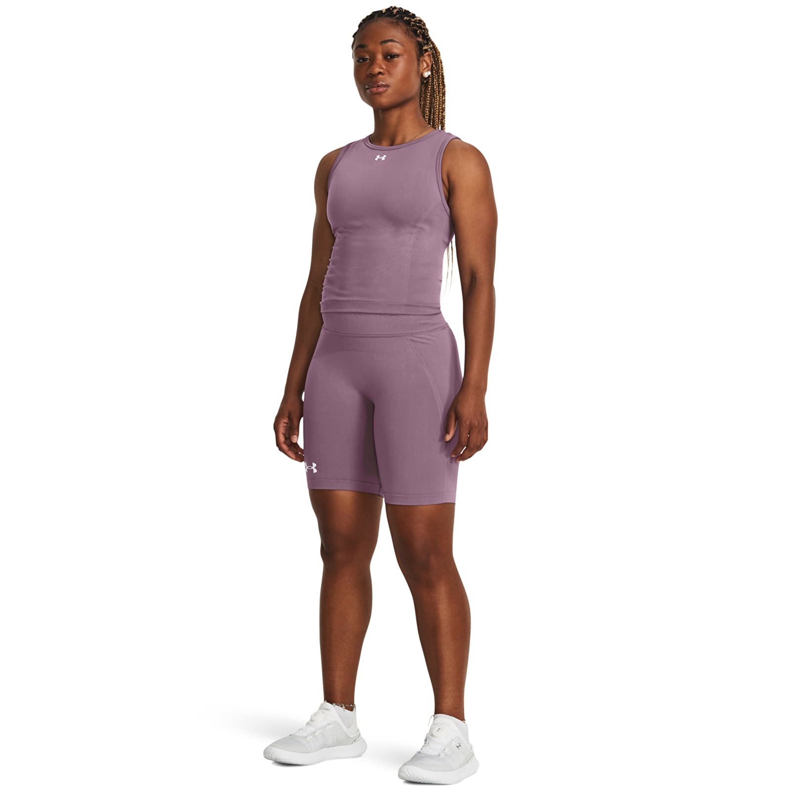 Majice bez rukava Under Armour Train Seamless Tank Misty Purple