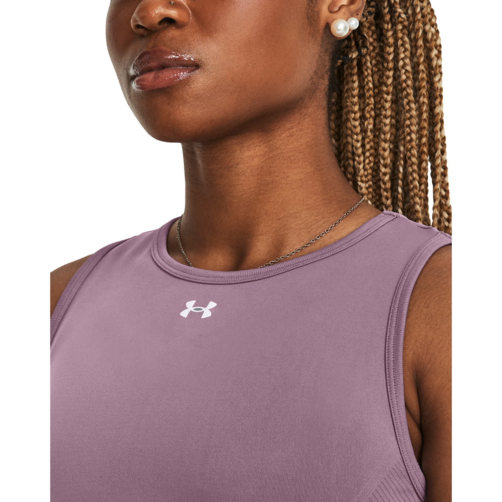 Majice bez rukava Under Armour Train Seamless Tank Misty Purple