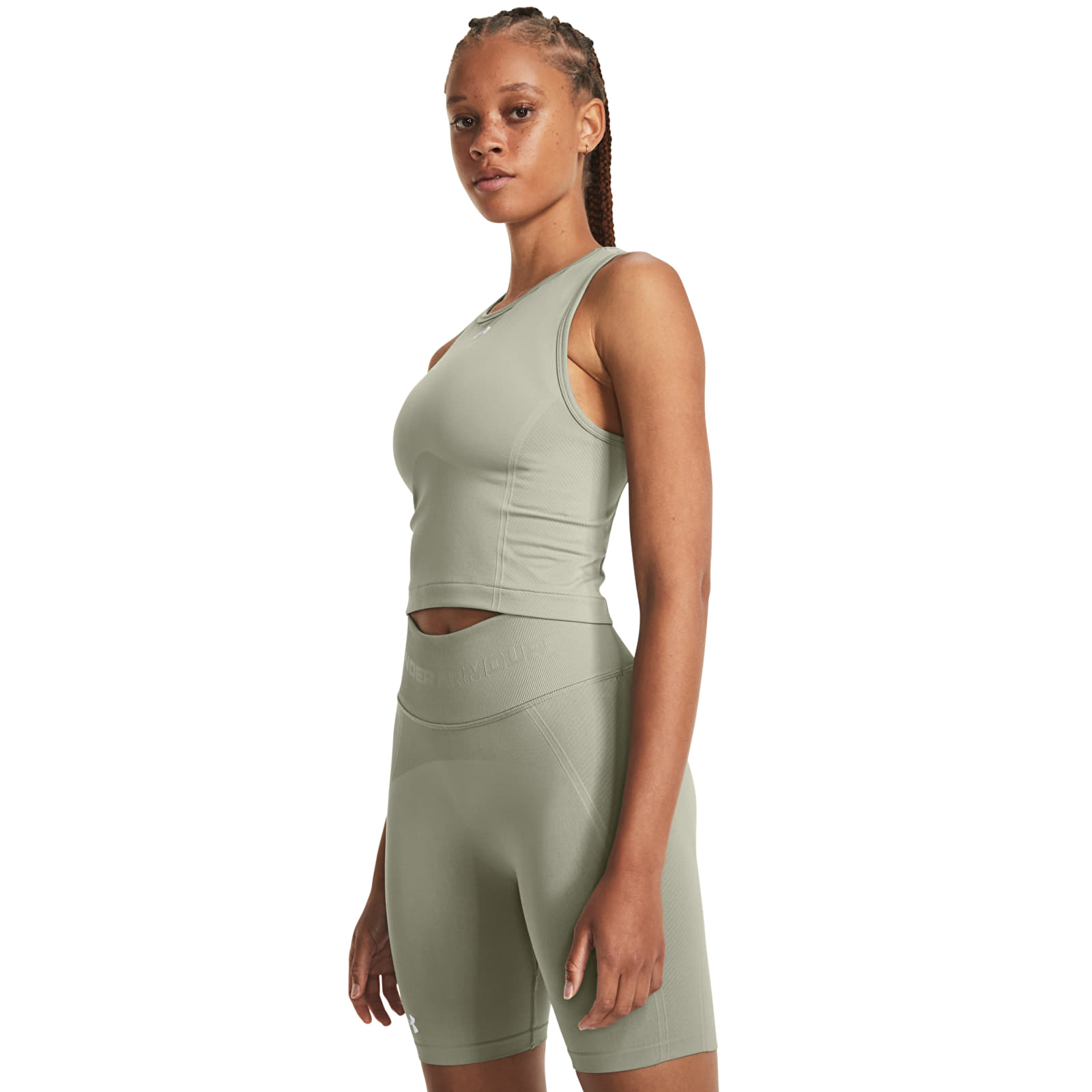 Tank tops Under Armour Train Seamless Tank Grove Green