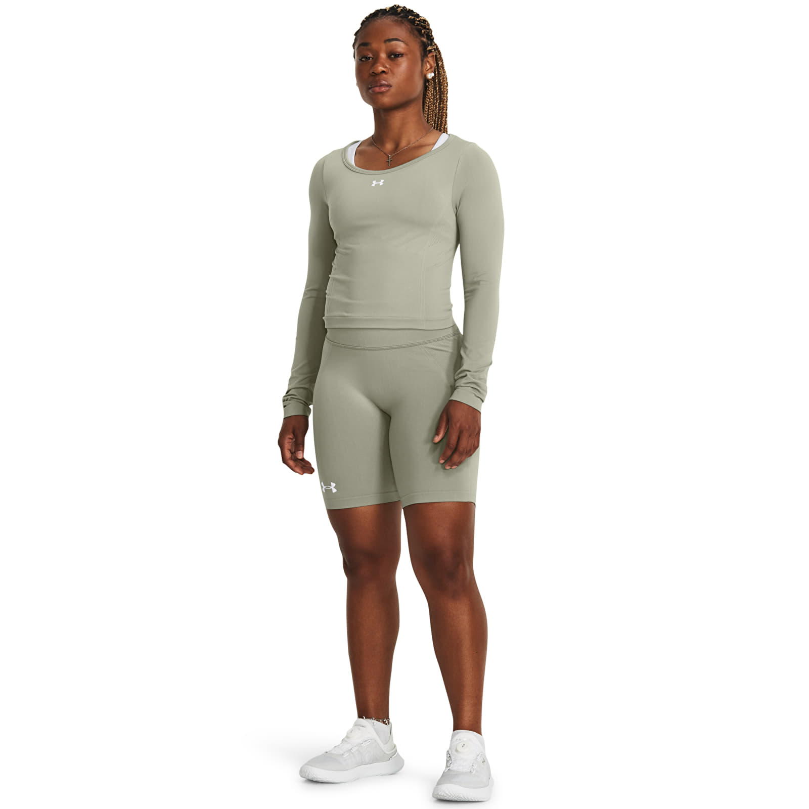 T-särgid Under Armour Train Seamless Ls Grove Green