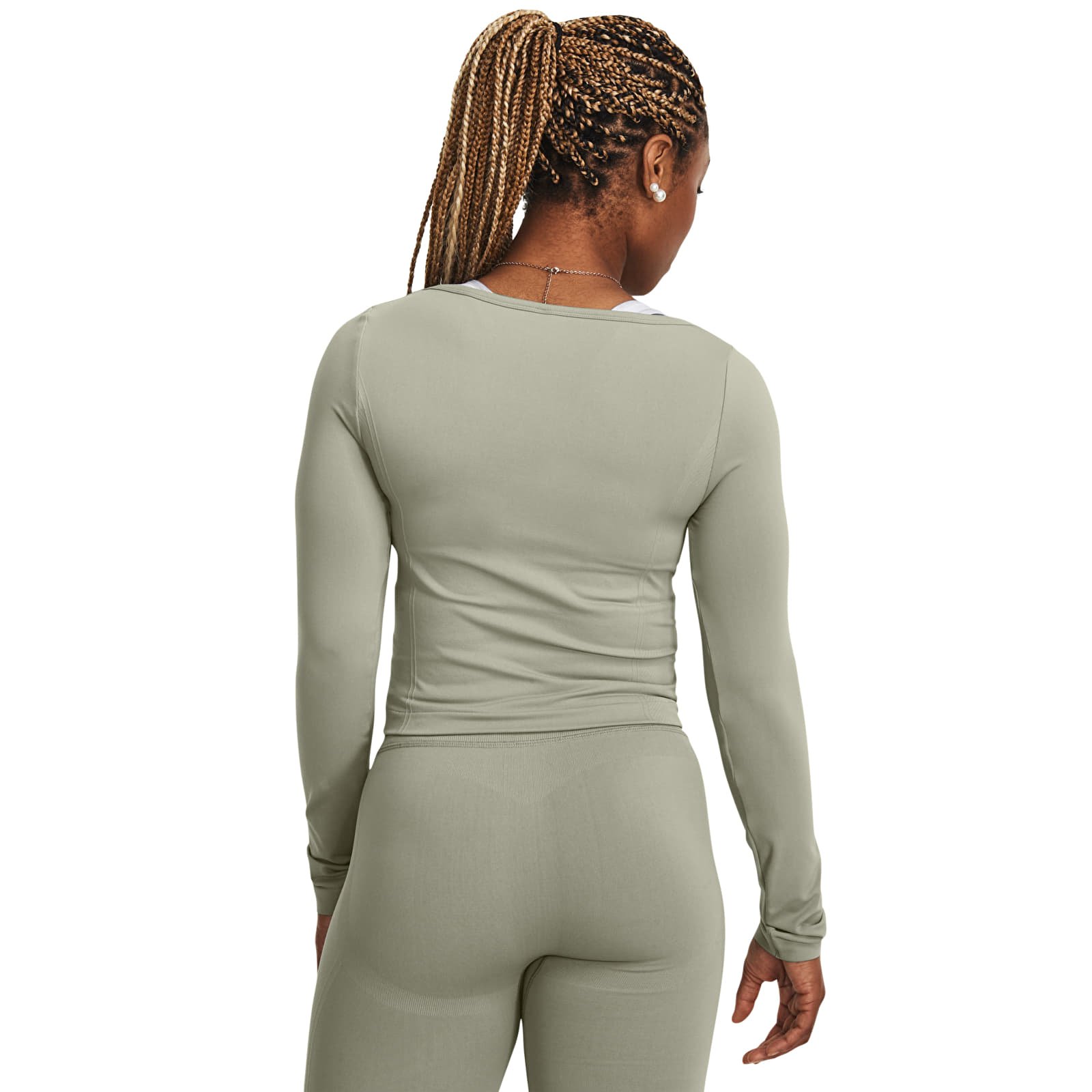 T-särgid Under Armour Train Seamless Ls Grove Green