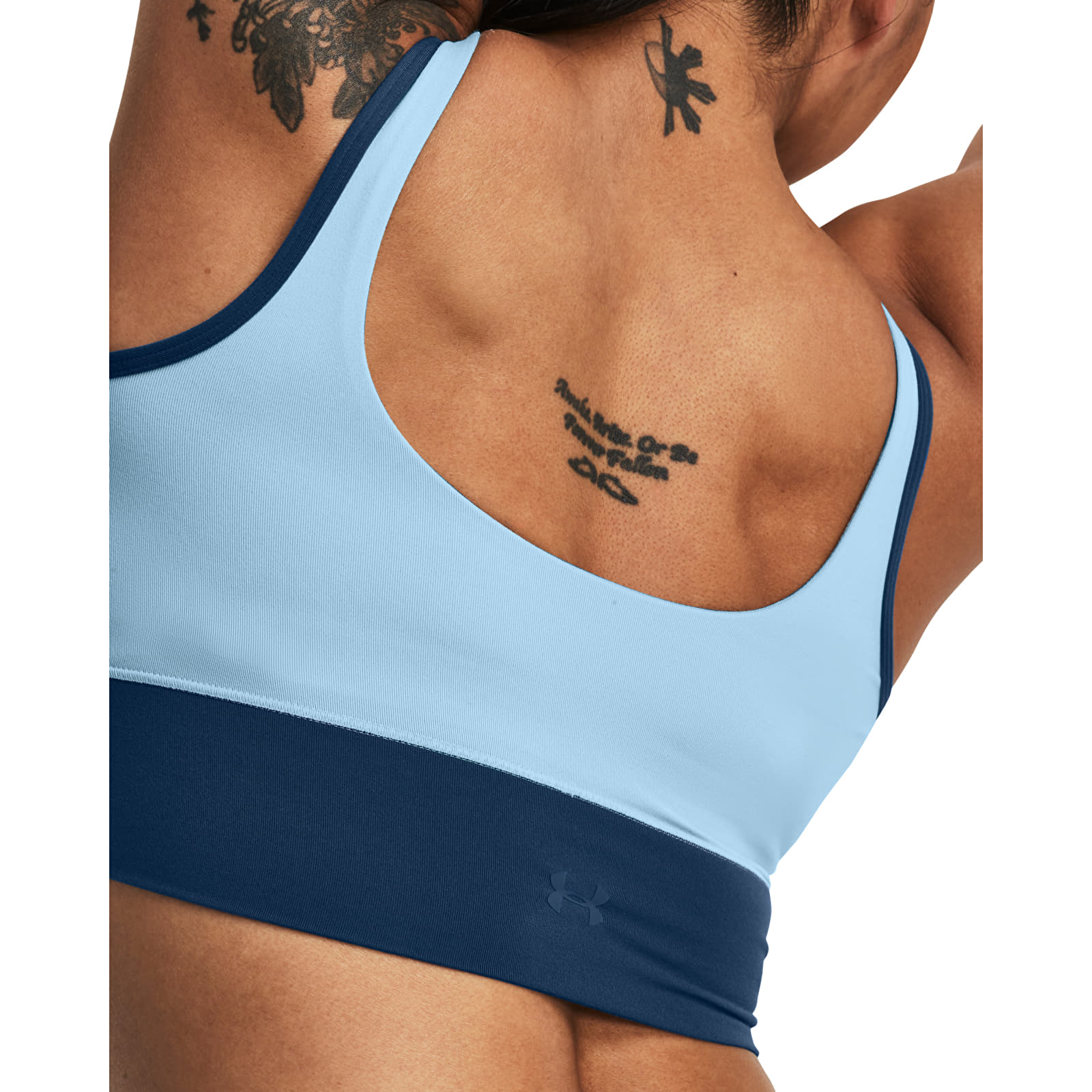 Tílka Under Armour Meridian Fitted Crop Tank Blizzard