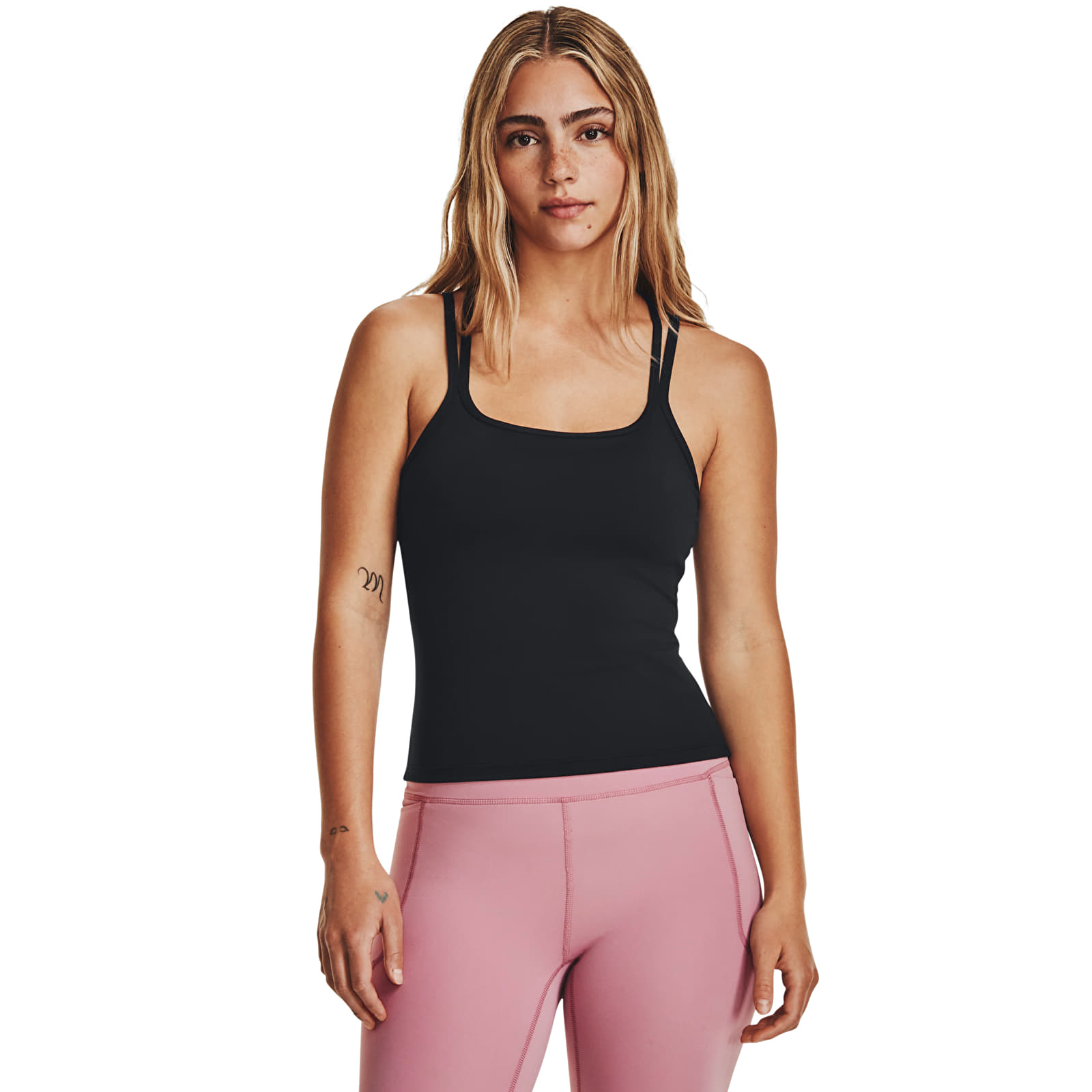 Camisetas de tirantes Under Armour Meridian Fitted Tank Black