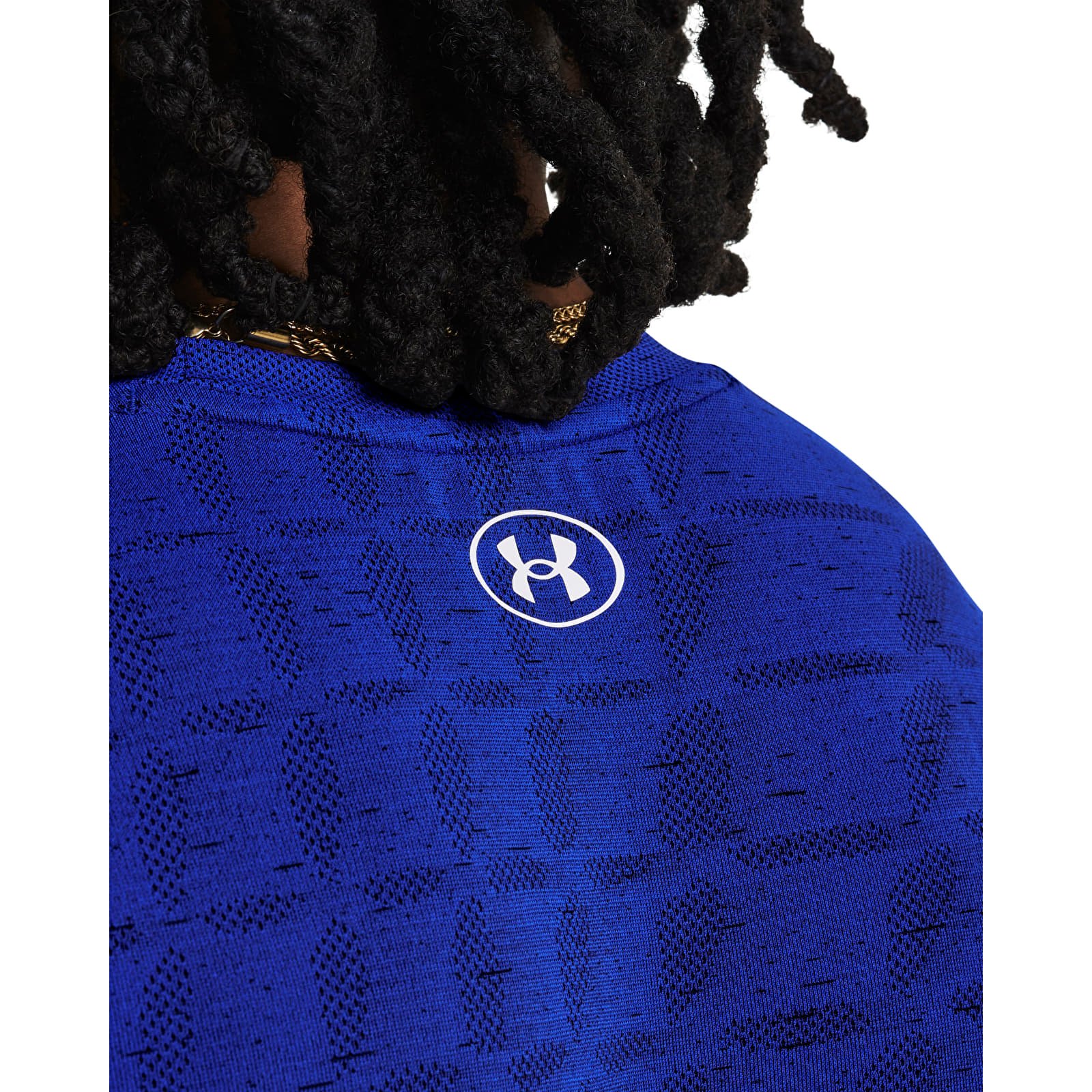 Koszulki Under Armour Seamless Ripple Ss Team Royal
