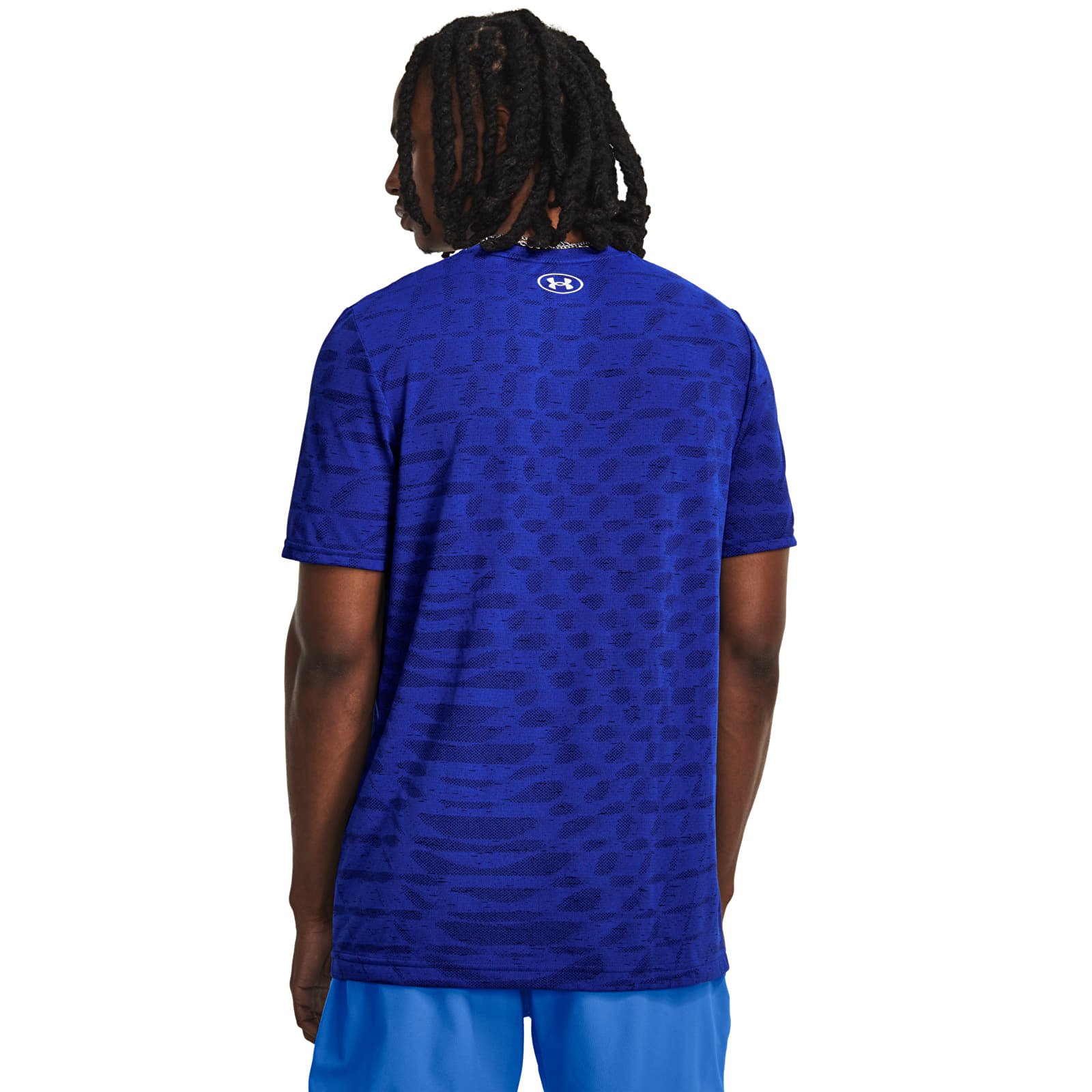 Koszulki Under Armour Seamless Ripple Ss Team Royal