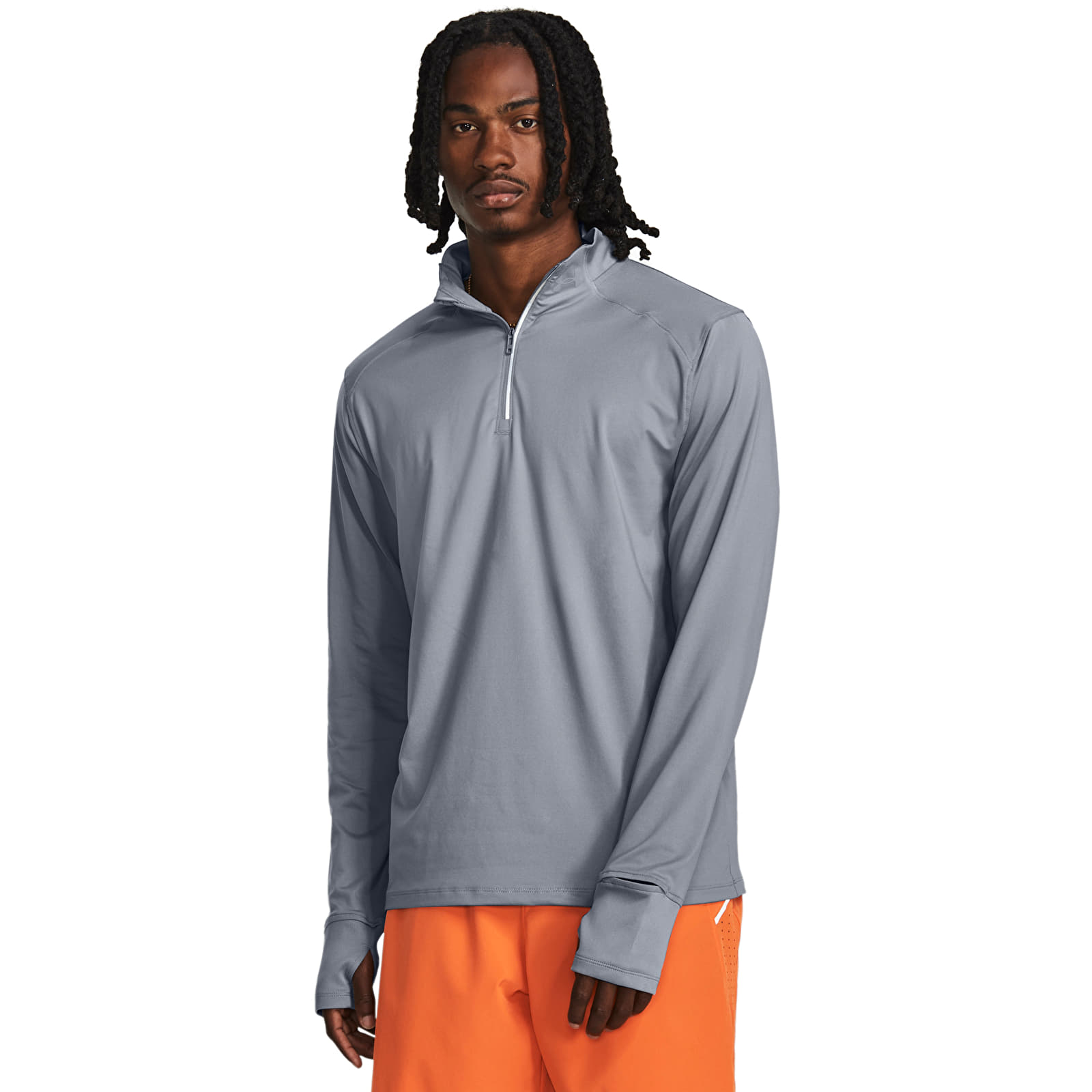 T-särgid Under Armour Qualifier Run 1/4 Zip Steel