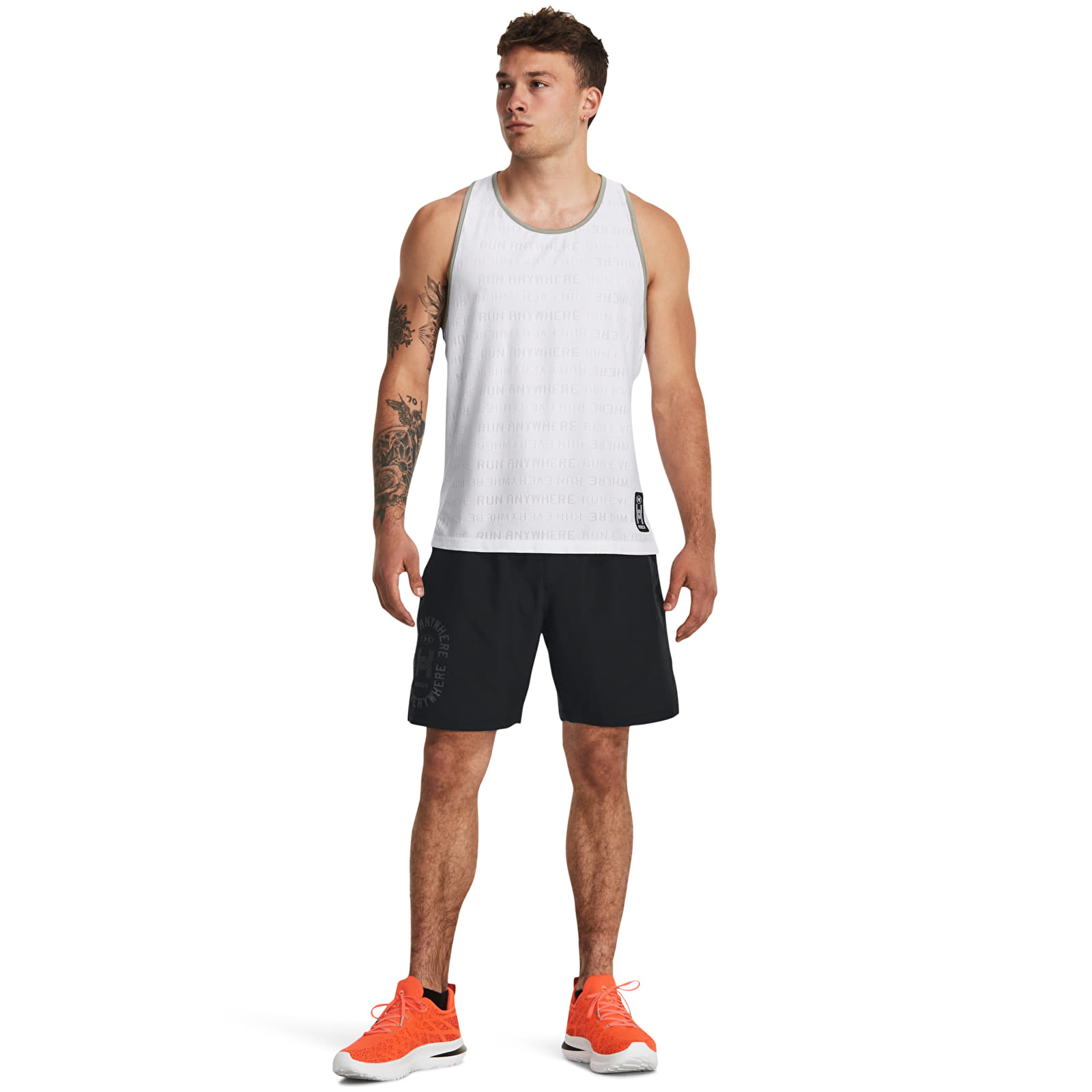 Tank tops Under Armour Run Everywhere Singlet White