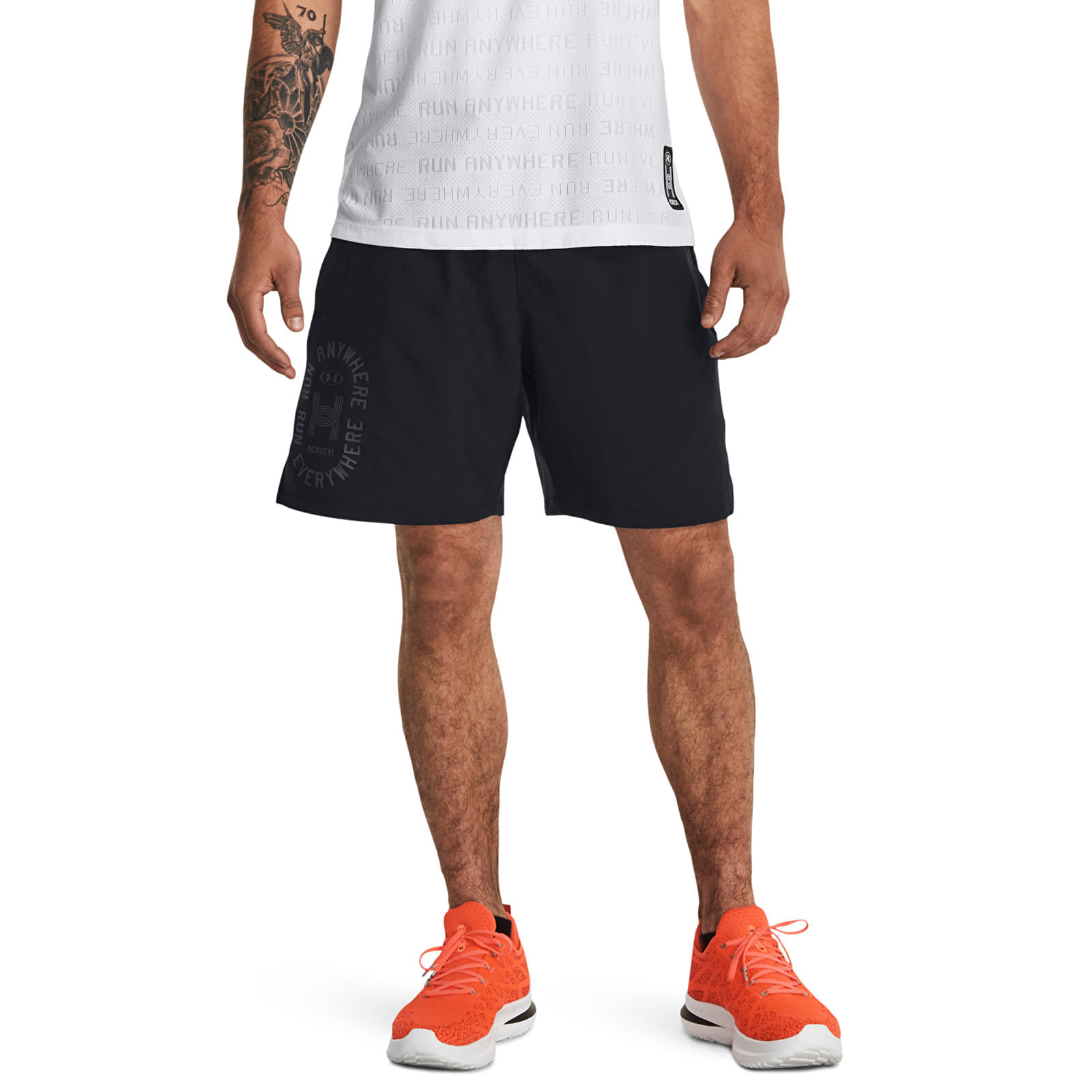 Korte broek Under Armour Run Anywhere Short Black S