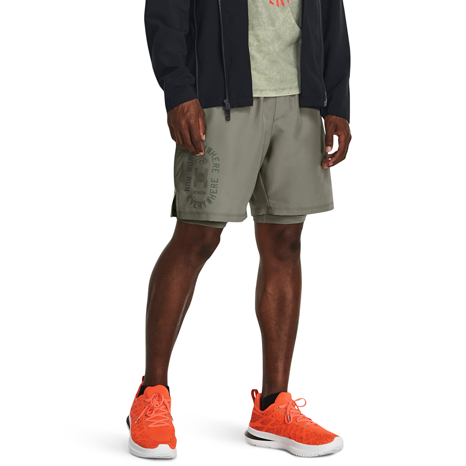 Shorts Under Armour Run Anywhere Short Grove Green