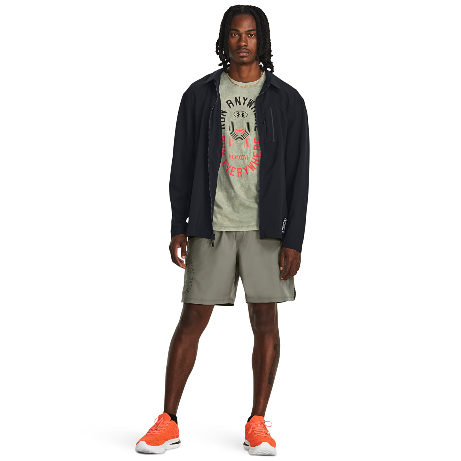 Shorts Under Armour Run Anywhere Short Grove Green