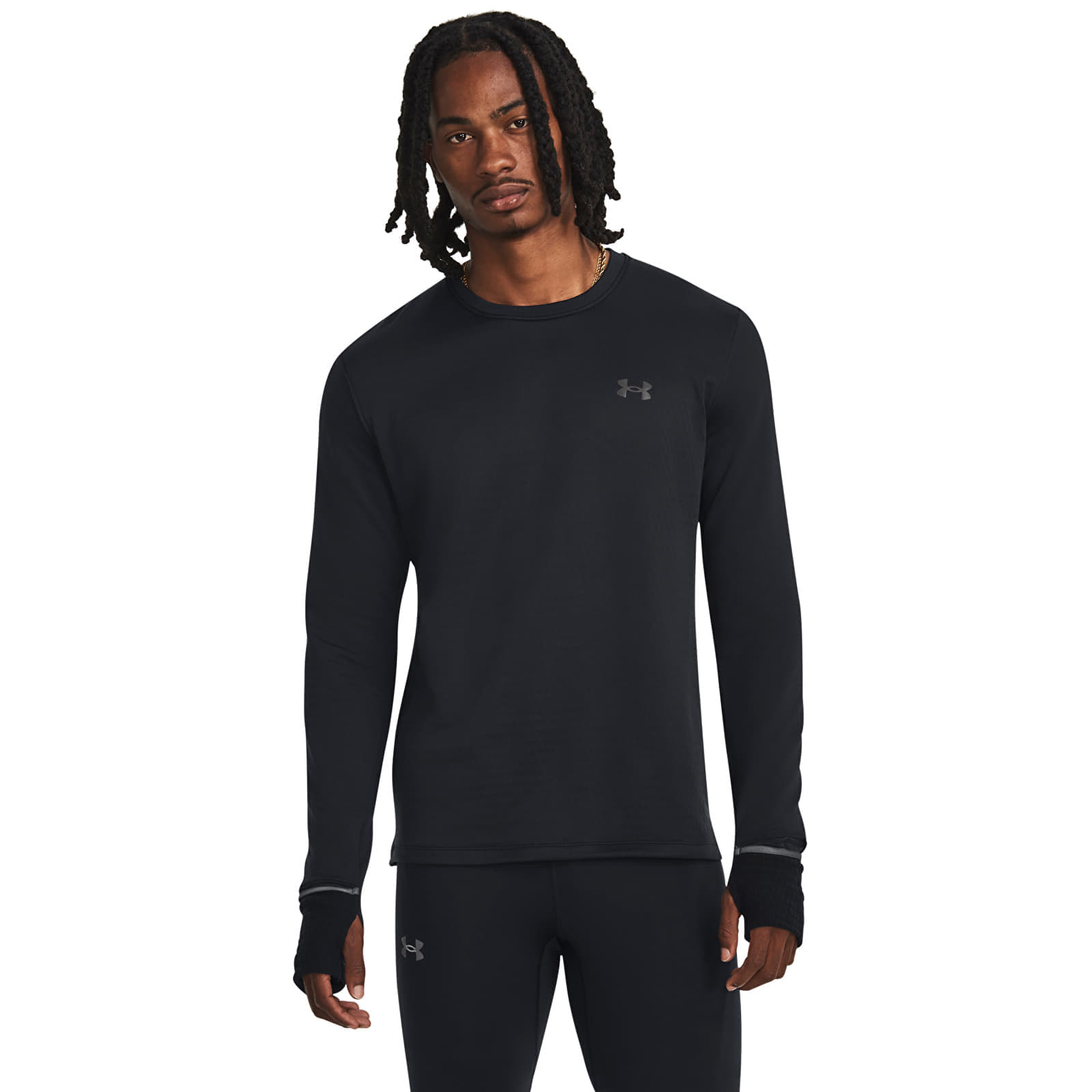 Tricou Under Armour Qualifier Cold Longsleeve Black